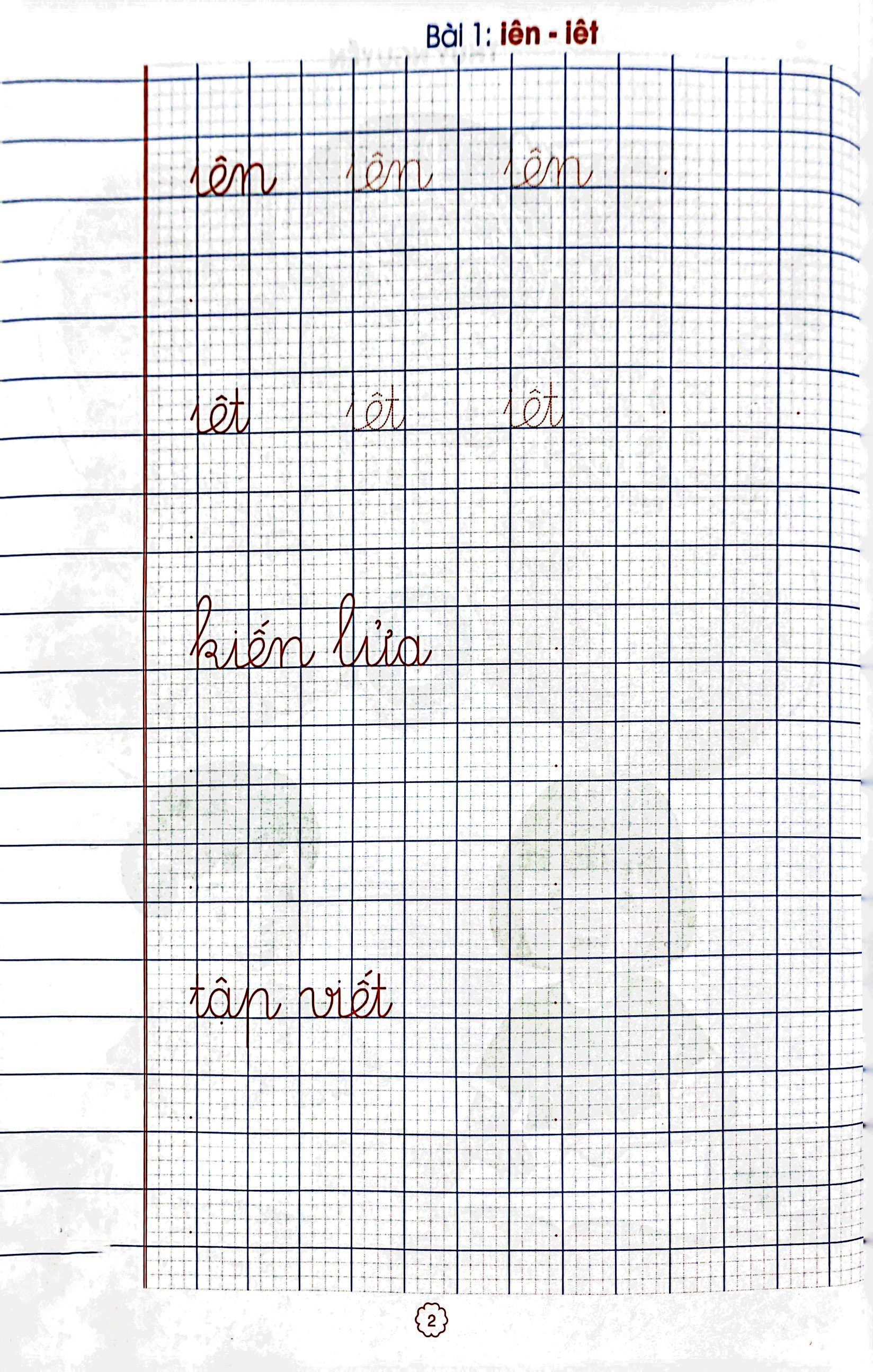 bộ lớp 1 thân yêu - bé luyện viết - tập 3 - Ảnh 3