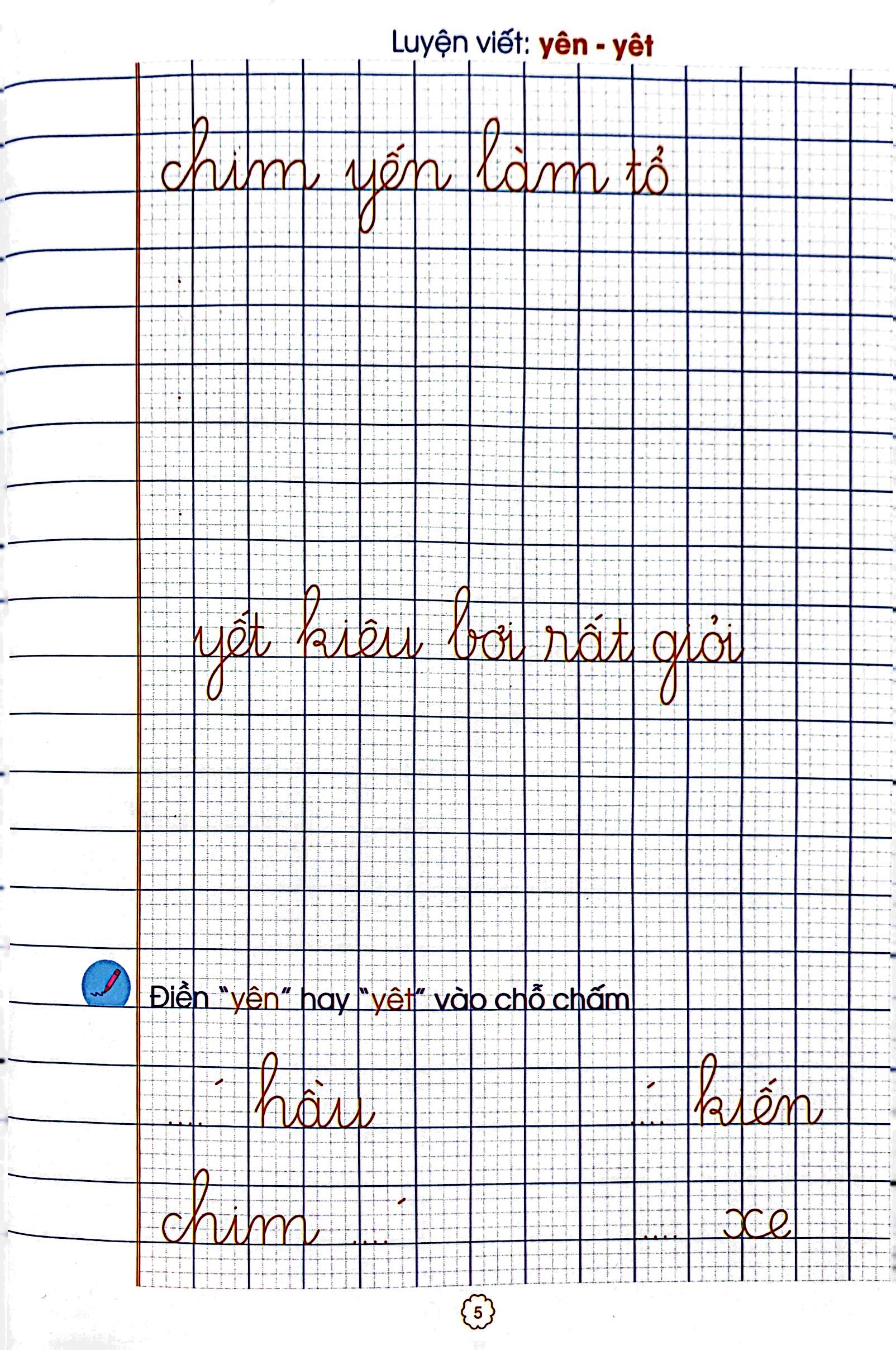 bộ lớp 1 thân yêu - bé luyện viết - tập 3 - Ảnh 6