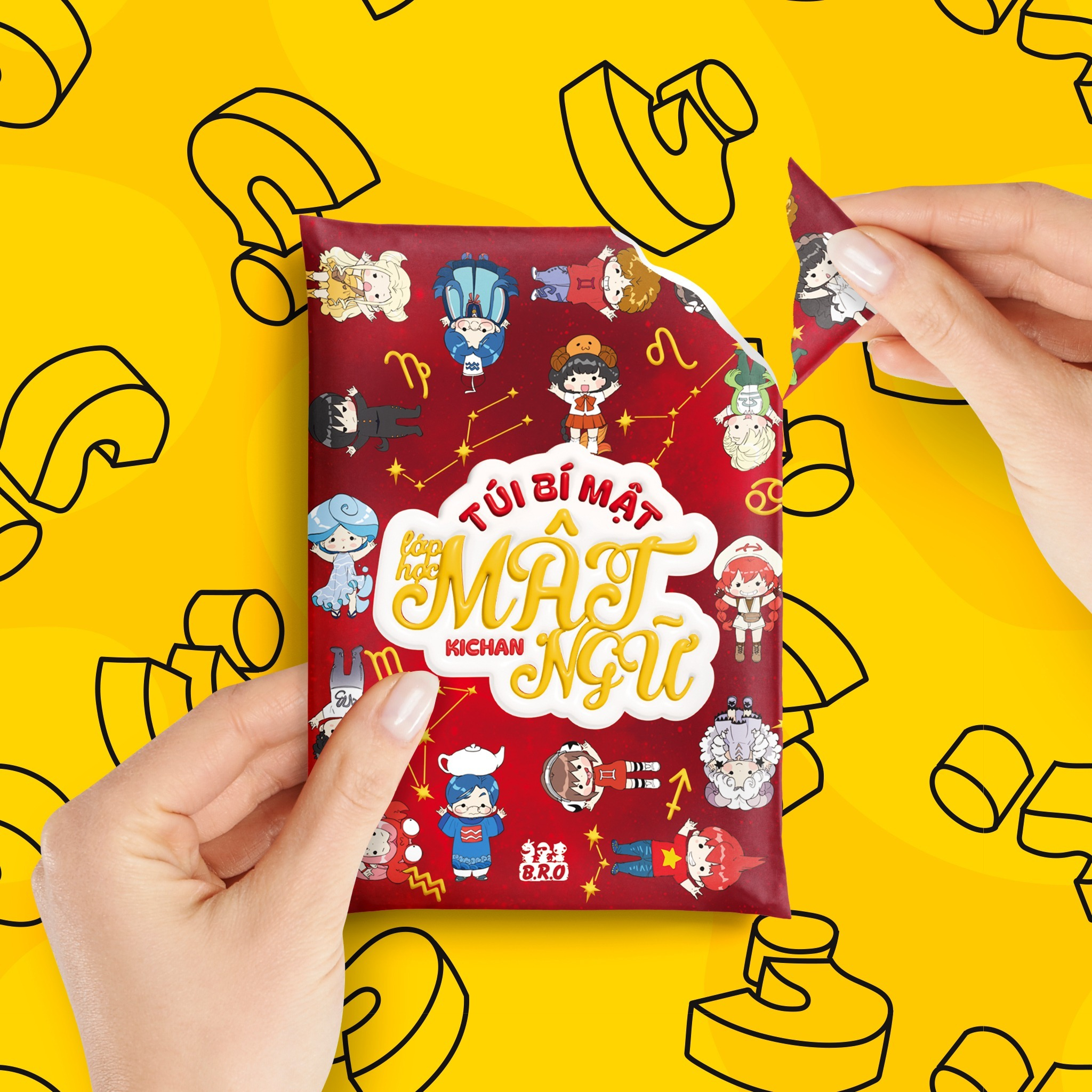 Bo
						
										
										Lop Hoc Mat Ngu - Phien Ban Moi - Tap 13 - Tang Kem Tui Bi Mat Moc Khoa Cung Hoang Dao Kiwi Kiwi - Ảnh 3