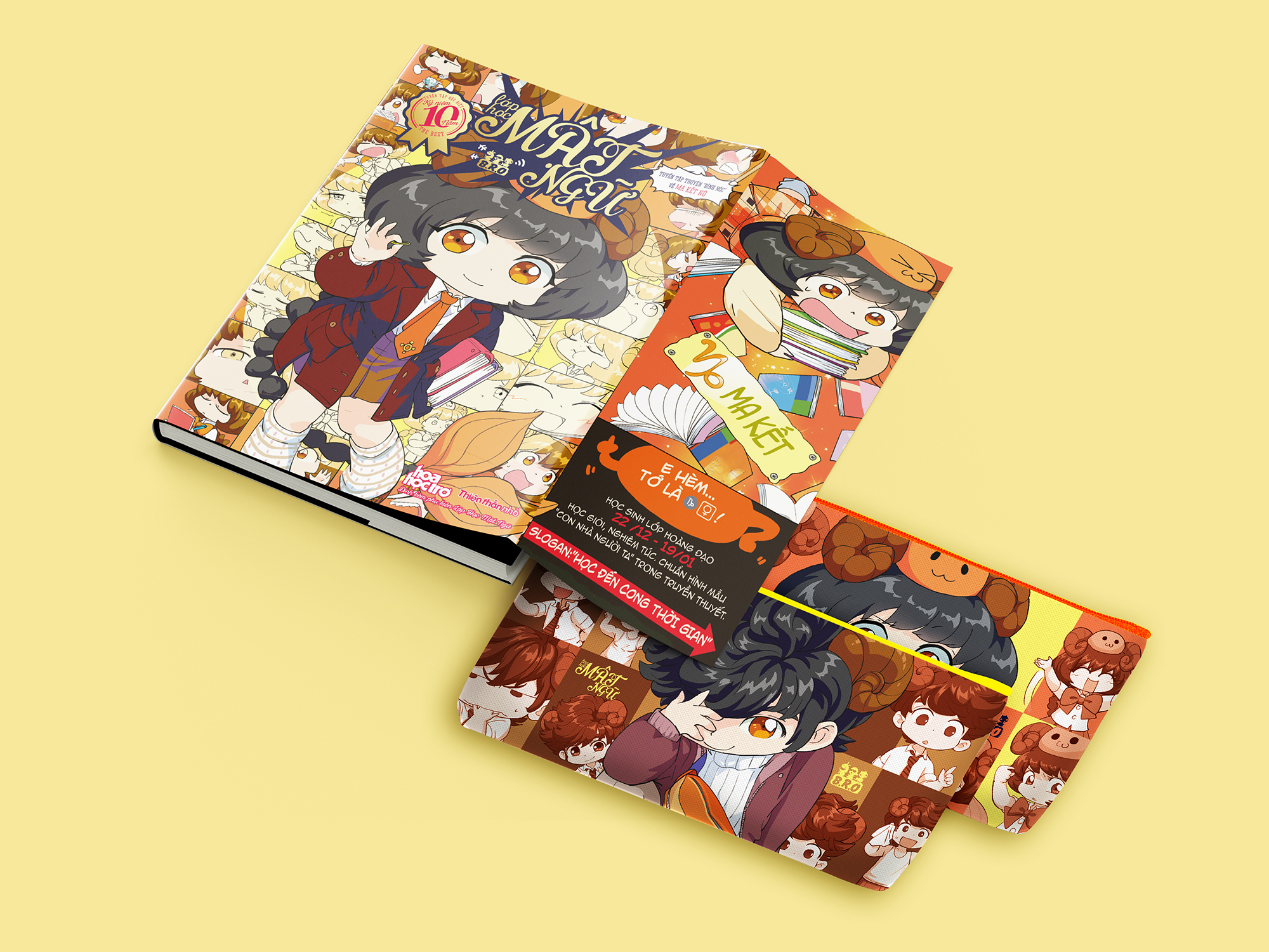 Bộ Lớp Học Mật Ngữ - Tuyển Tập Đặc Biệt Kỷ Niệm 10 Năm THE BEST - Tuyển Tập Truyện "Đỉnh Nóc" Ma Kết Nữ - Tặng Kèm Túi Đựng Dụng Cụ Học Tập Lớp Học Mật Ngữ - Ảnh 4
