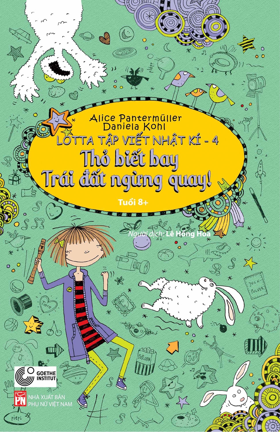 bộ lotta tập viết nhật kí 4: thỏ biết bay - trái đất ngừng quay! - Ảnh 2