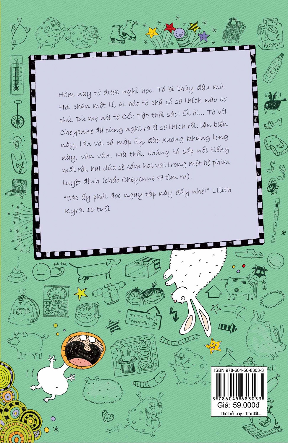 bộ lotta tập viết nhật kí 4: thỏ biết bay - trái đất ngừng quay! - Ảnh 3