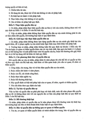 bộ luật dân sự - bộ luật tố tụng dân sự - luật tổ chức toàn án và văn bản hướng dẫn thi hành - Ảnh 5