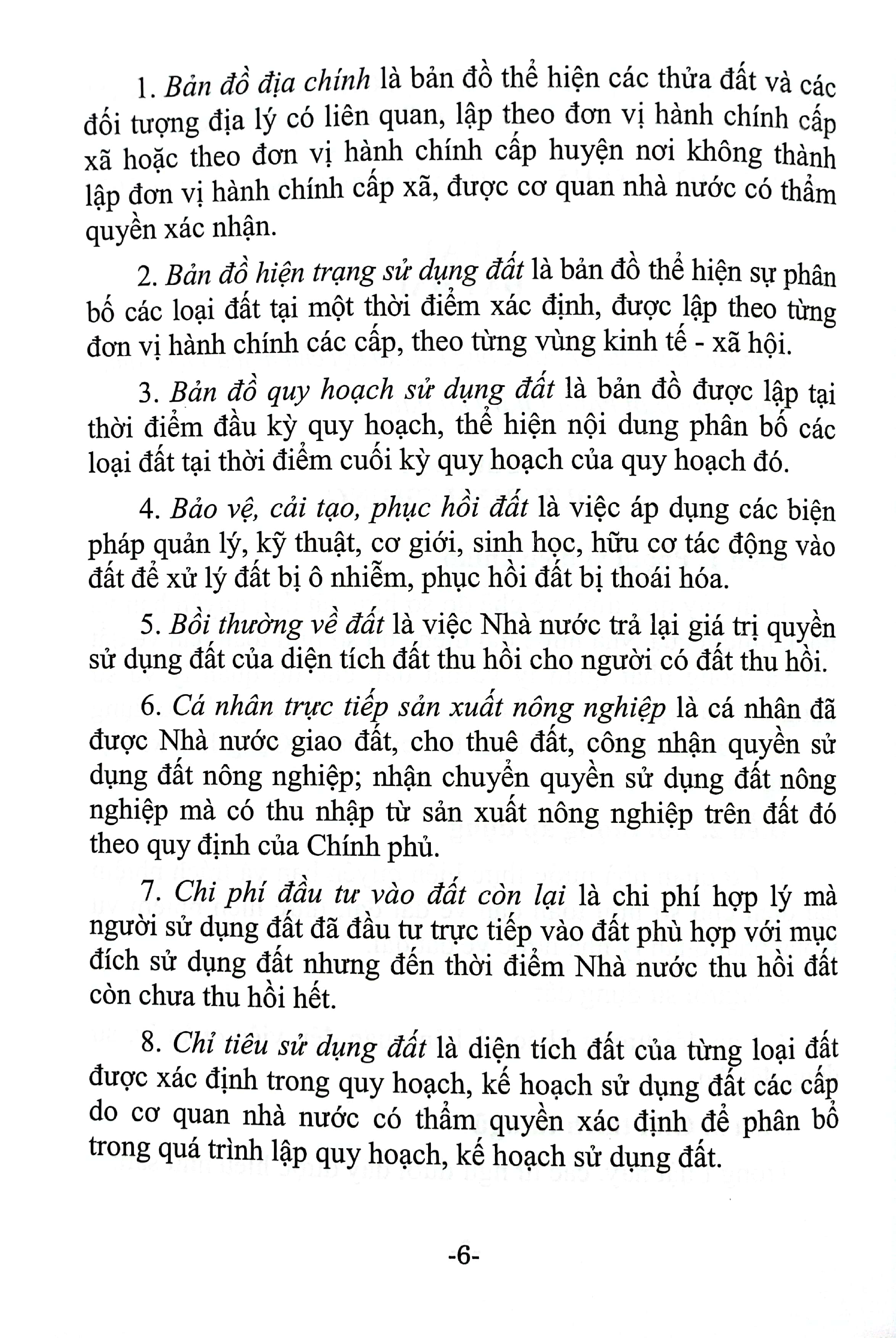 Bộ Luật Đất Đai (Hiện Hành) (Được Quốc Hội Thông Qua Ngày 18/01/2024, Có Hiệu Lực Từ Ngày 01/08/2024) - Ảnh 6