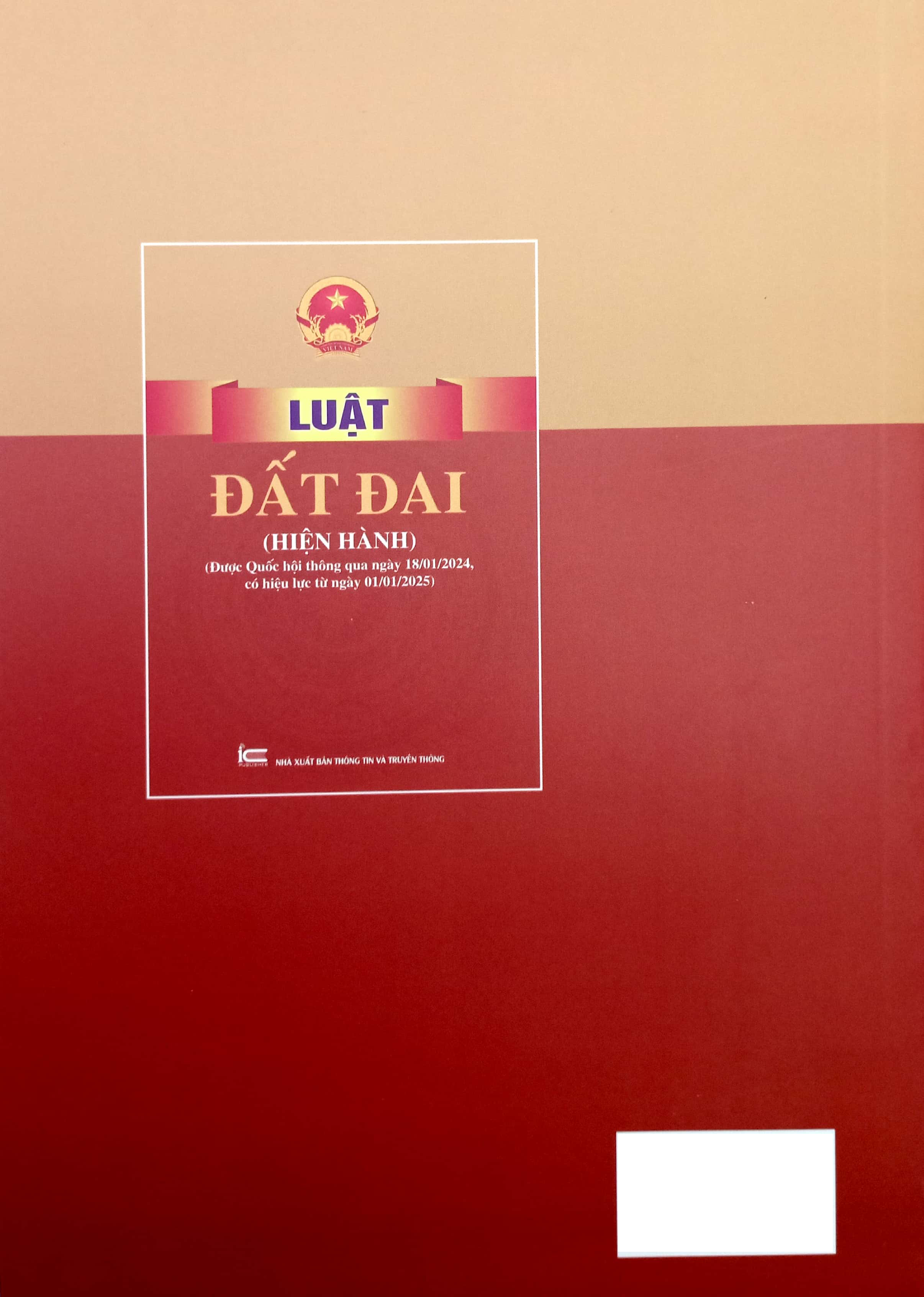 Bộ Luật Đất Đai (Hiện Hành) (Được Quốc Hội Thông Qua Ngày 18/01/2024, Có Hiệu Lực Từ Ngày 01/08/2024) - Ảnh 7