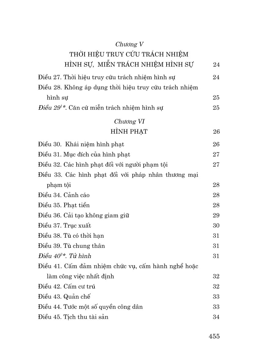 Bộ Luật Hình Sự Năm 2015 (Sửa Đổi, Bổ Sung Năm 2017, 2024, 2025) - Ảnh 5