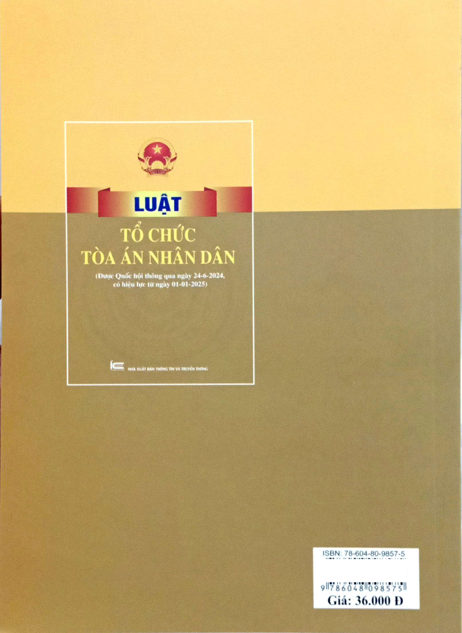 Bộ Luật Tổ Chức Tòa Án Nhân Dân (Được Quốc Hội Thông Qua Ngày 24-6-2024, Có Hiệu Lực Từ Ngày 01-01-2025) - Ảnh 6