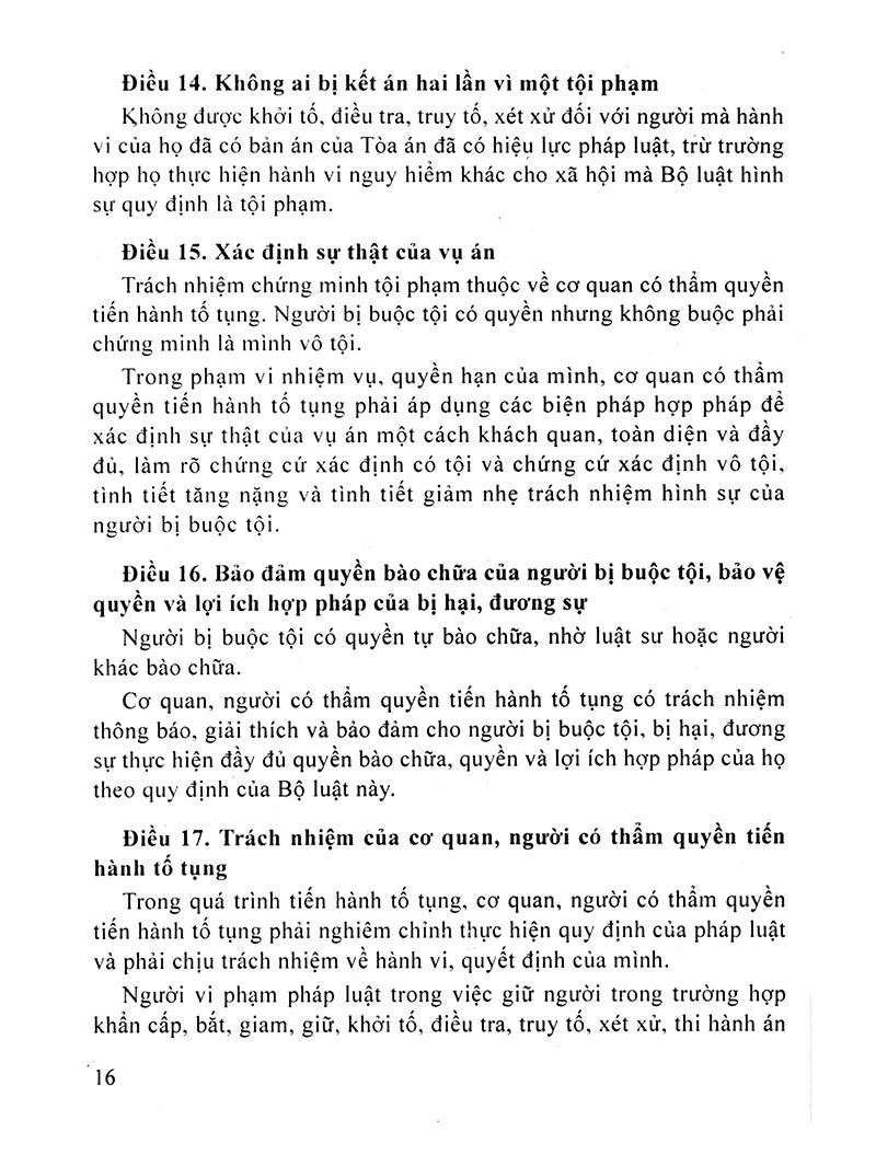 bộ luật tố tụng hình sự của nước cộng hoà xã hội chủ nghĩa việt nam (2016) - Ảnh 10