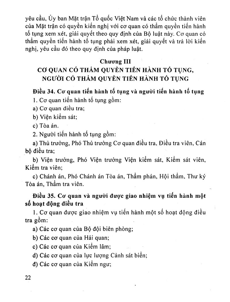 bộ luật tố tụng hình sự của nước cộng hoà xã hội chủ nghĩa việt nam (2016) - Ảnh 16