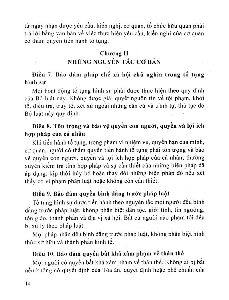 bộ luật tố tụng hình sự của nước cộng hoà xã hội chủ nghĩa việt nam (2016) - Ảnh 8