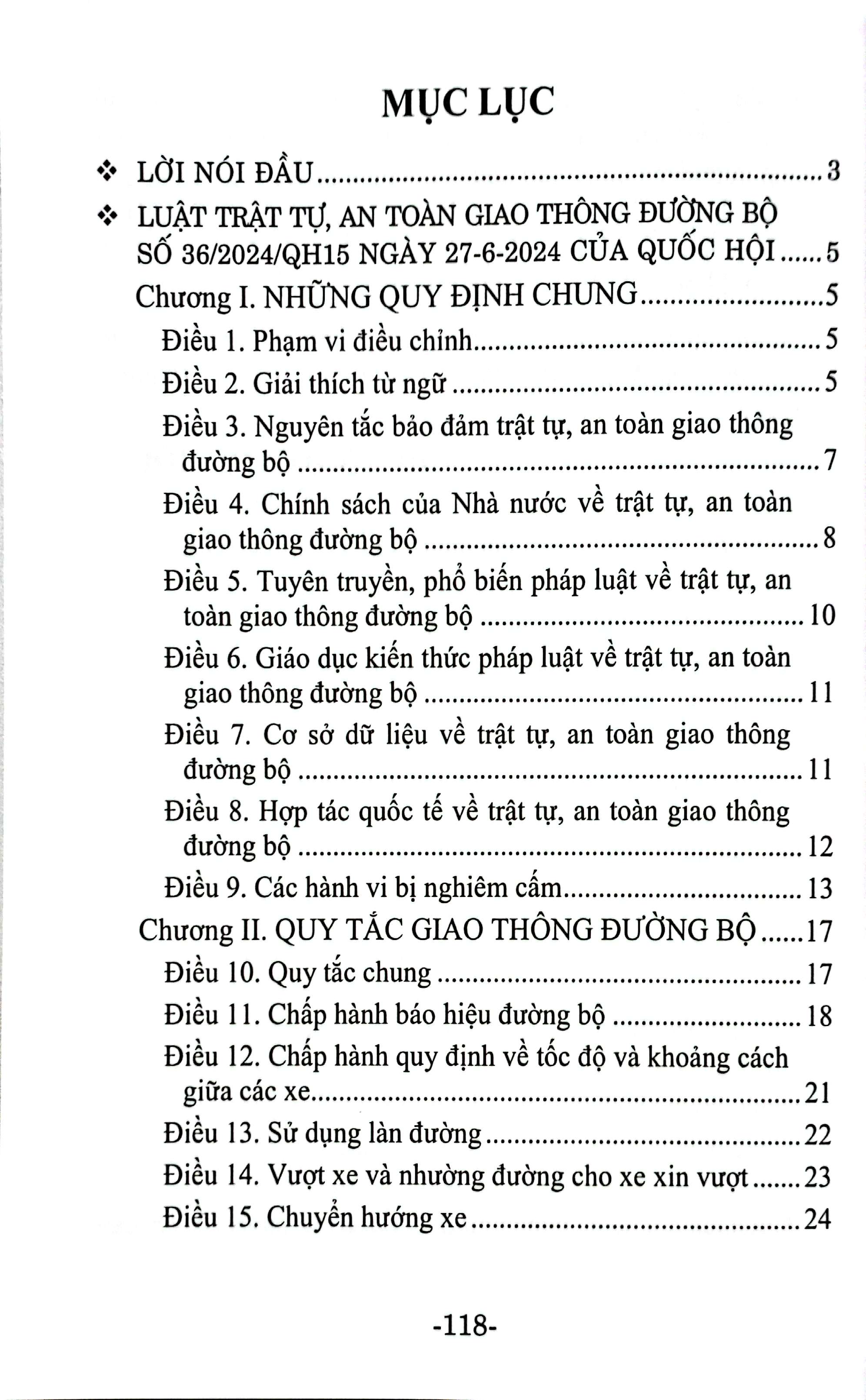 Bộ Luật Trật Tự, An Toàn Giao Thông Đường Bộ (Được Quốc Hội Thông Qua Ngày 27-6-2024, Có Hiệu Lực Từ Ngày 01-01-2025) - Ảnh 3