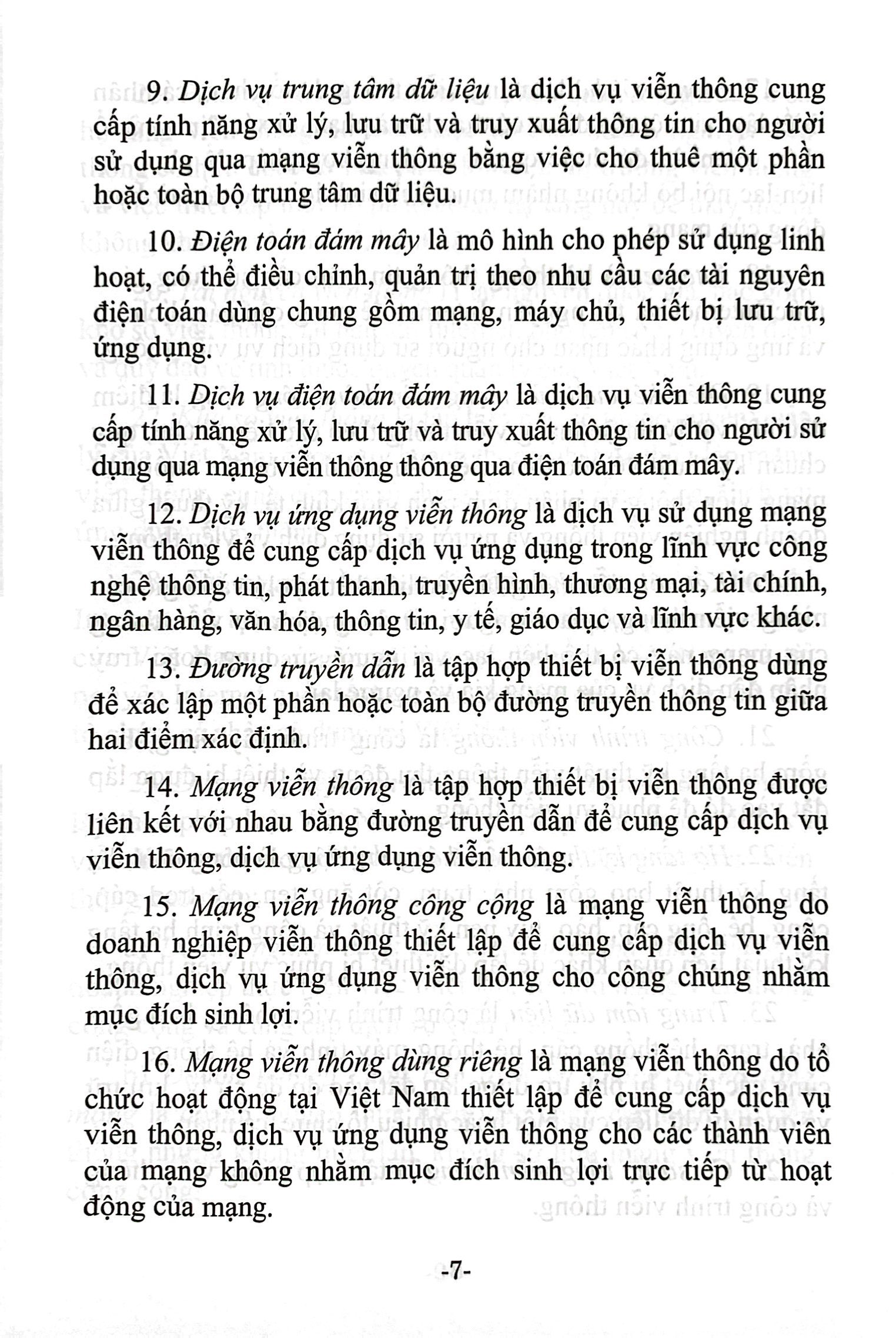 Bộ Luật Viễn Thông (Hiện Hành) (Được Quốc Hội Thông Qua Ngày 24/11/2023, Có Hiệu Lực Kể Từ Ngày 01/7/2024) - Ảnh 6