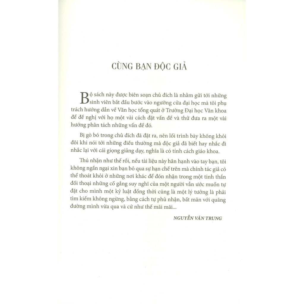 bộ lược khảo văn học i - những vấn đề tổng quát - Ảnh 3