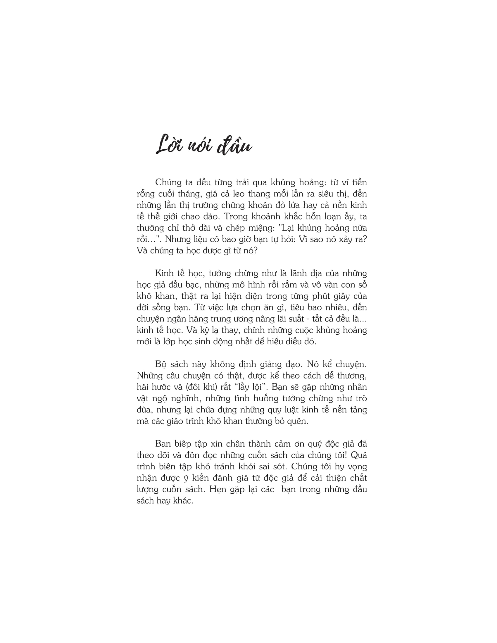Bộ Lược Sử Kinh Tế Học Lầy Lội - Khủng Hoảng Dạy Cho Ta Những Gì? - Tập 1 - Ảnh 4
