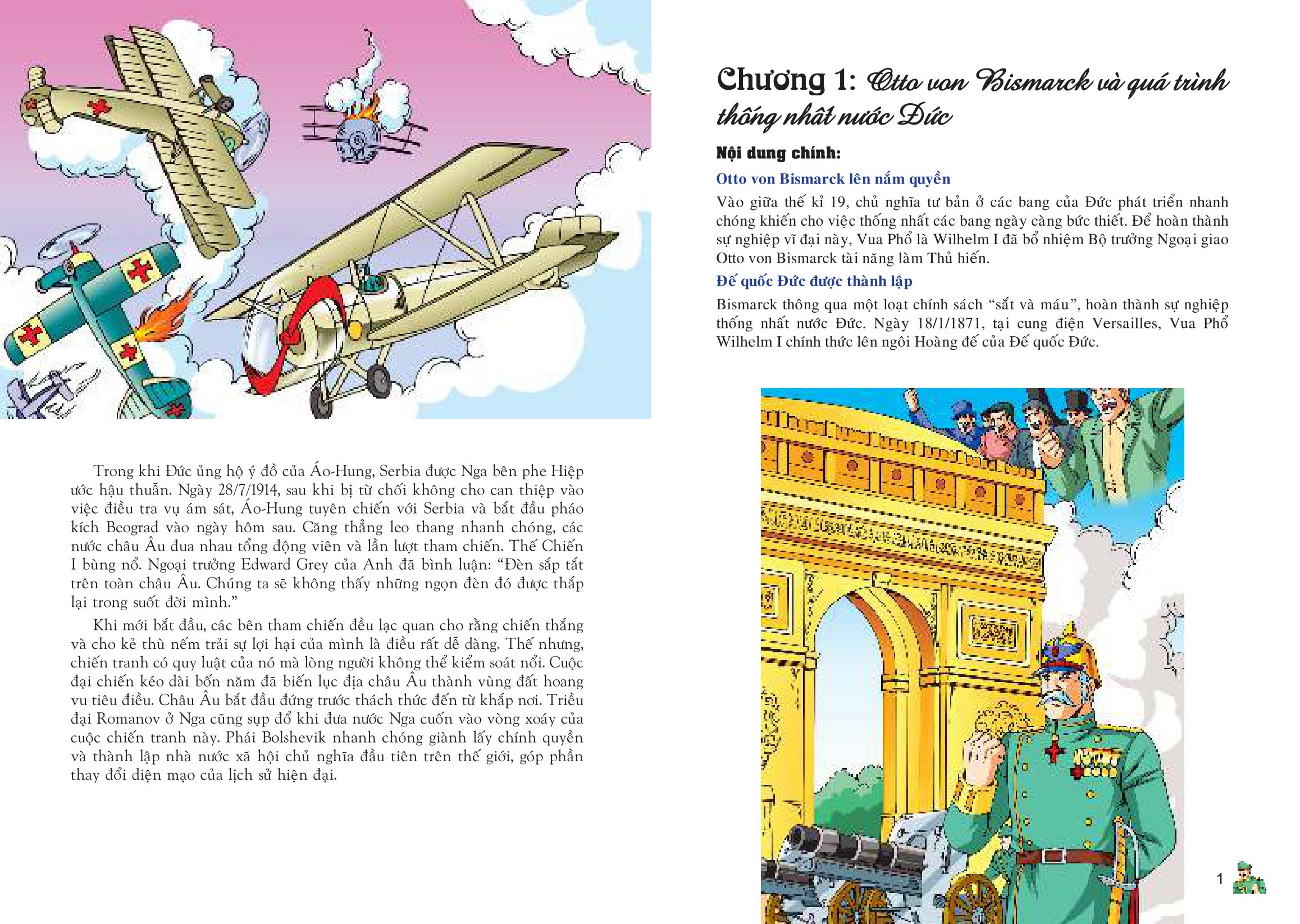bộ lược sử thế giới bằng tranh - tập 13 - thế chiến i (tái bản 2023) - Ảnh 4