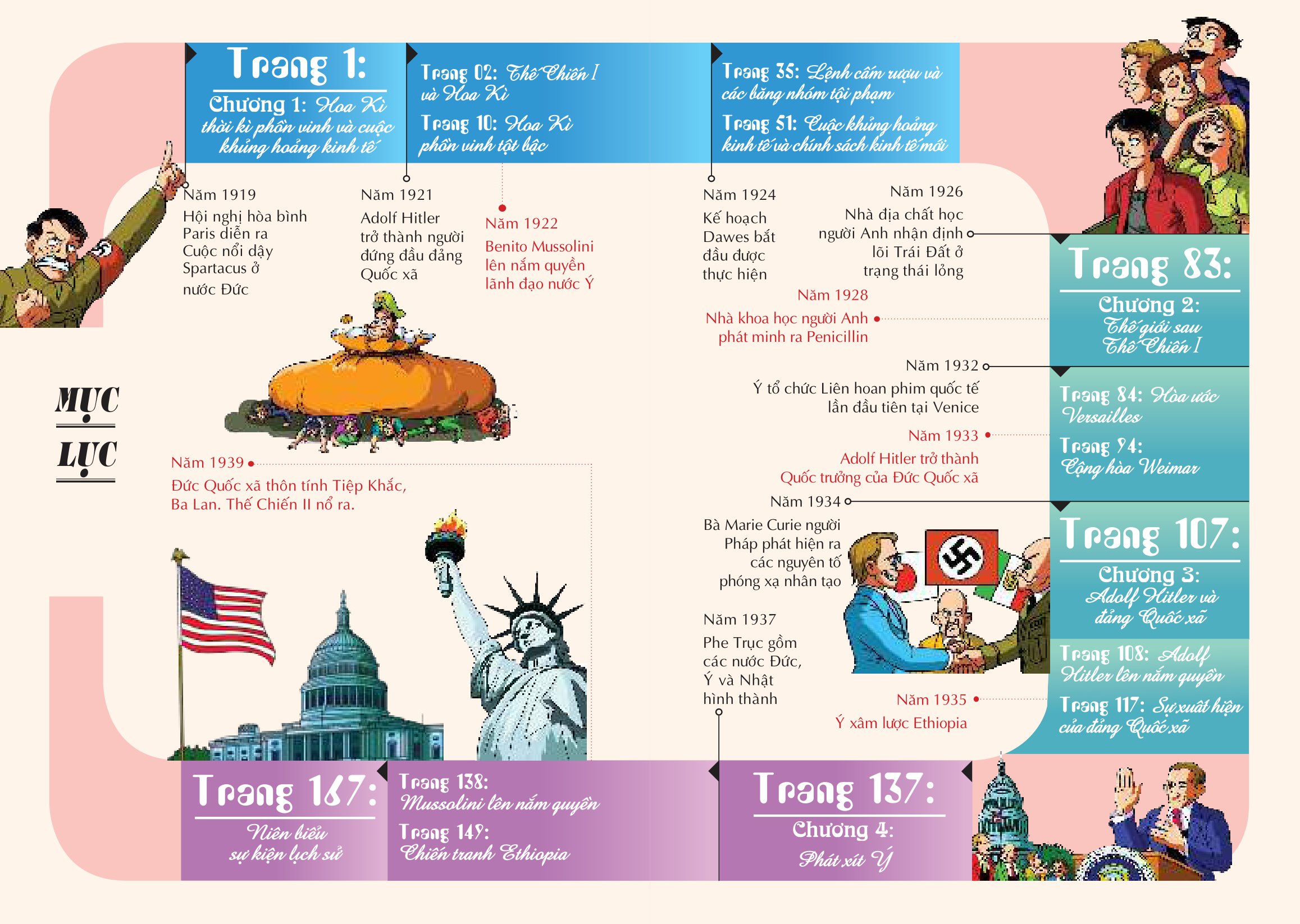 bộ lược sử thế giới bằng tranh - tập 14 - thế giới mới bất ổn (tái bản 2023) - Ảnh 3