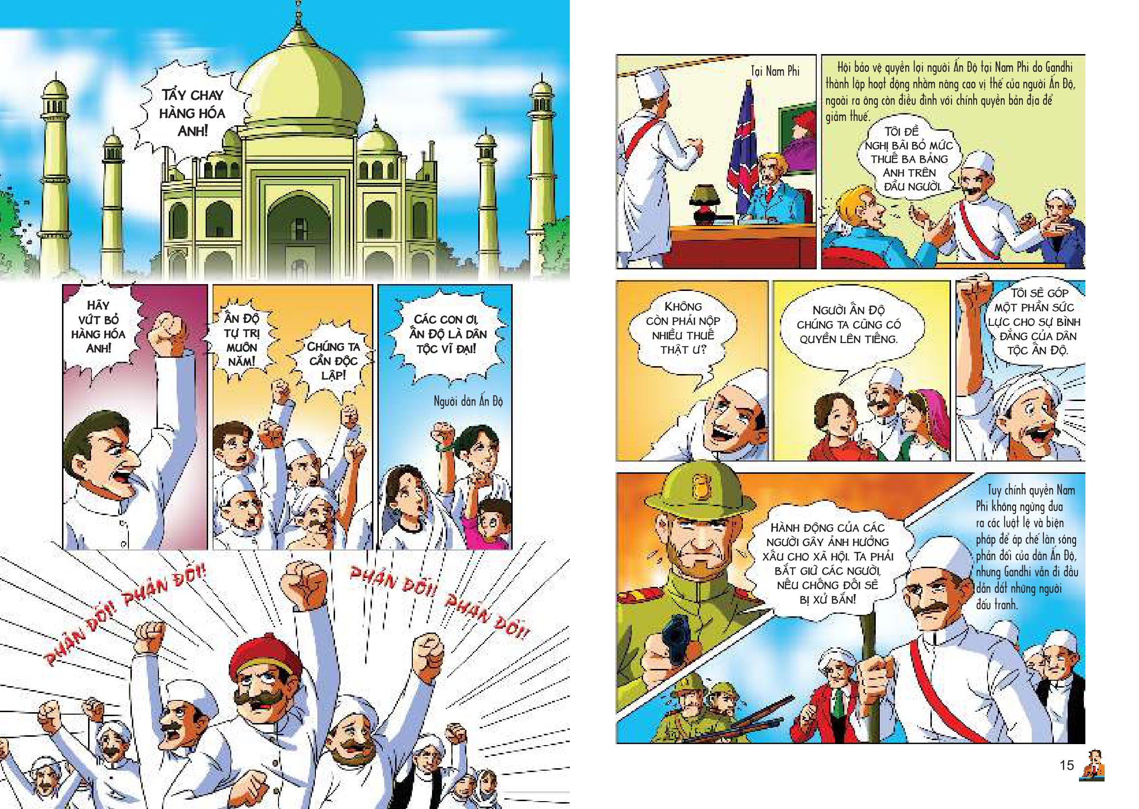 bộ lược sử thế giới bằng tranh - tập 15 - phong trào đấu tranh giành độc lập dân tộc (tái bản 2023) - Ảnh 10