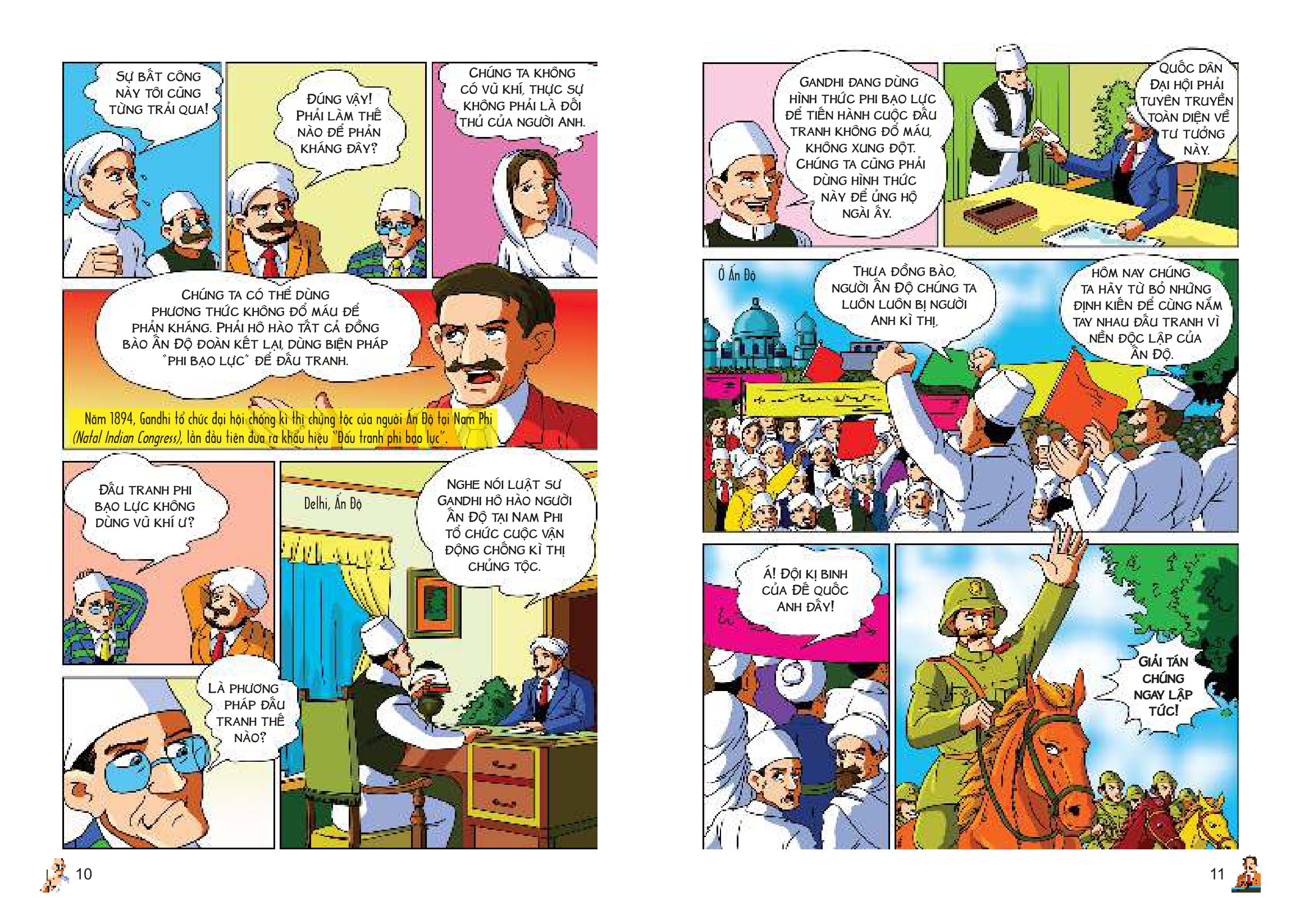 bộ lược sử thế giới bằng tranh - tập 15 - phong trào đấu tranh giành độc lập dân tộc (tái bản 2023) - Ảnh 8