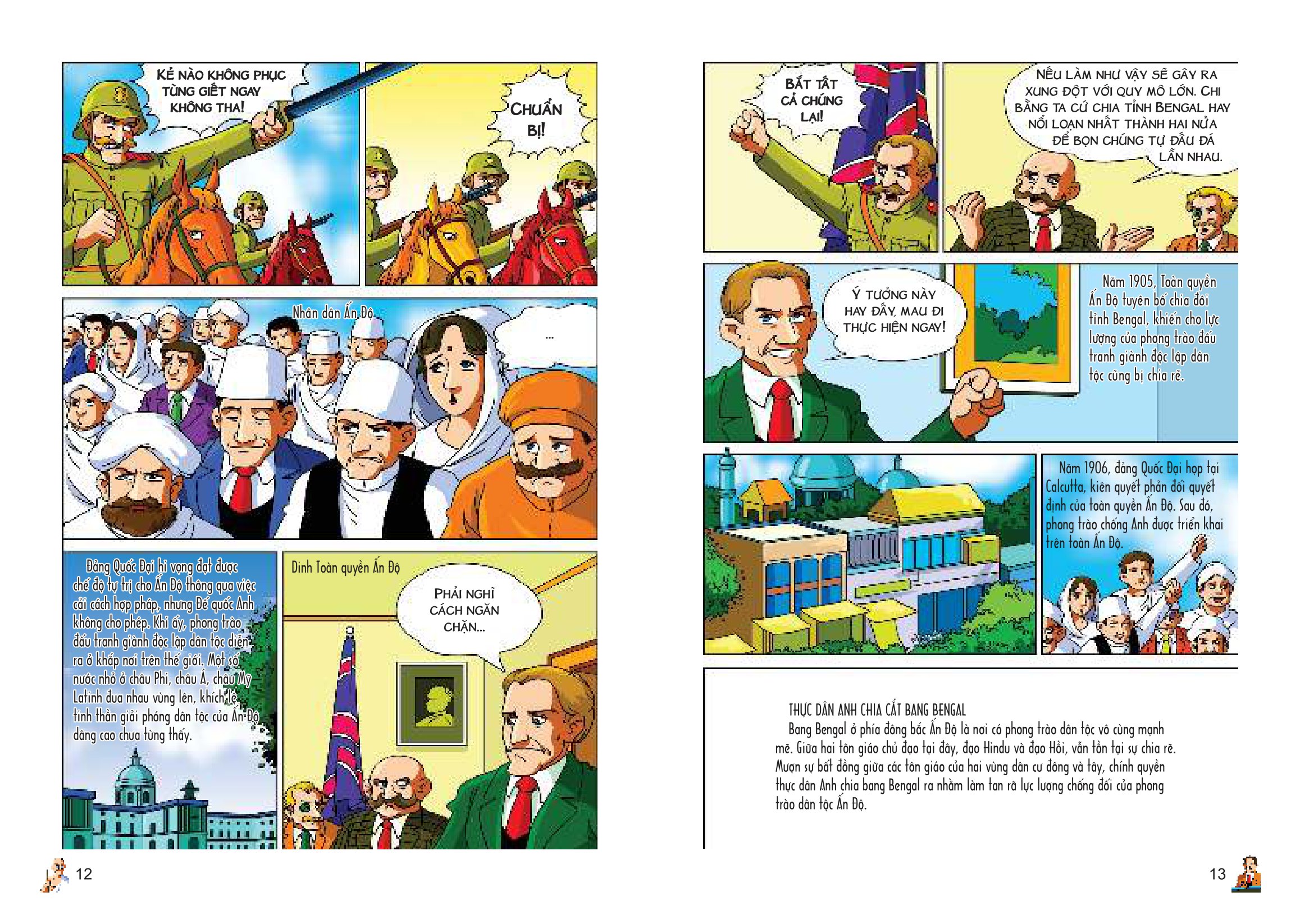 bộ lược sử thế giới bằng tranh - tập 15 - phong trào đấu tranh giành độc lập dân tộc (tái bản 2023) - Ảnh 9
