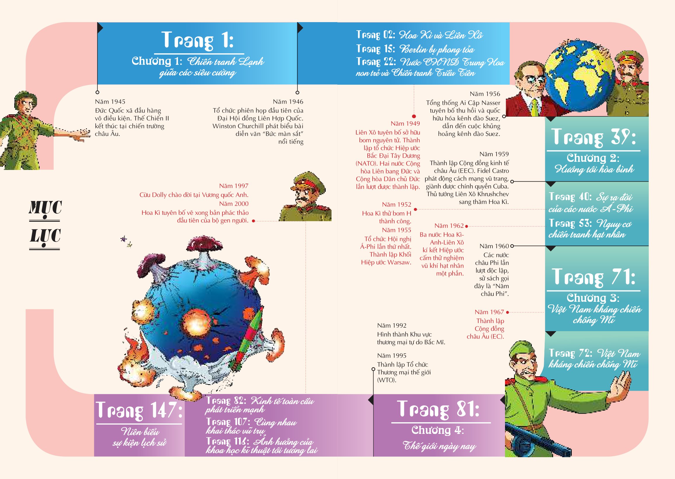 bộ lược sử thế giới bằng tranh - tập 17 - tranh chấp và hòa giải (tái bản 2023) - Ảnh 3