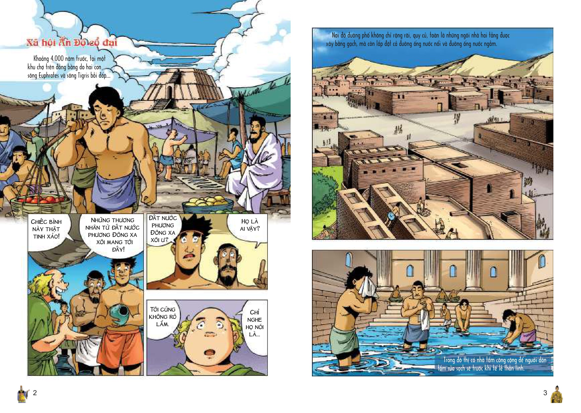 bộ lược sử thế giới bằng tranh - tập 3 - ấn độ và trung quốc cổ đại (tái bản 2023) - Ảnh 5