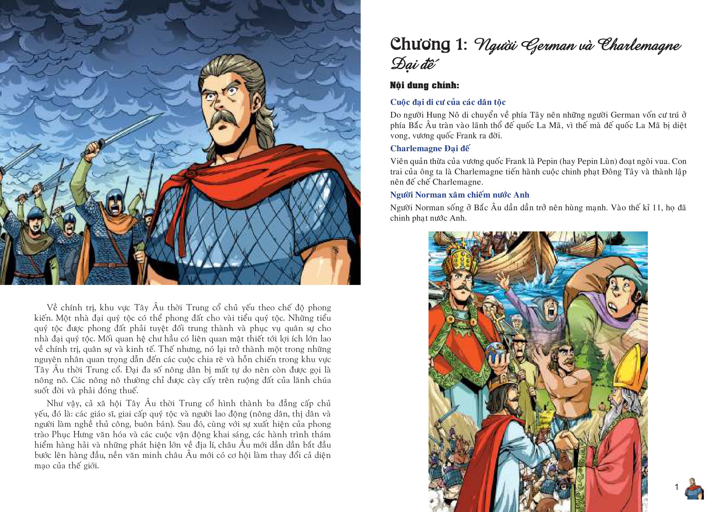 bộ lược sử thế giới bằng tranh - tập 4 - đêm trường trung cổ (tái bản 2023) - Ảnh 4