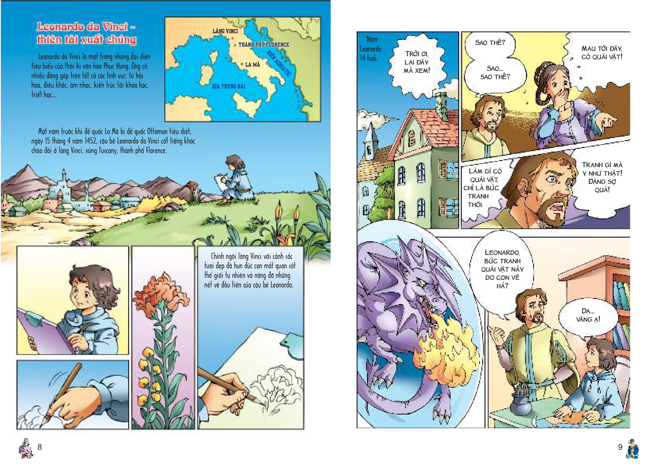 bộ lược sử thế giới bằng tranh - tập 7 - văn hóa phục hưng và chinh phục các miền đất mới (tái bản 2023) - Ảnh 7