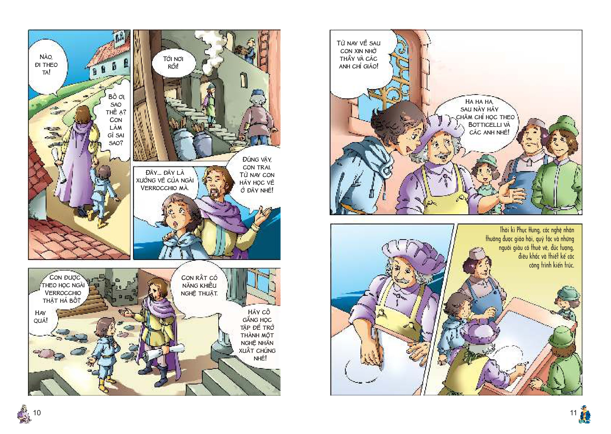 bộ lược sử thế giới bằng tranh - tập 7 - văn hóa phục hưng và chinh phục các miền đất mới (tái bản 2023) - Ảnh 8