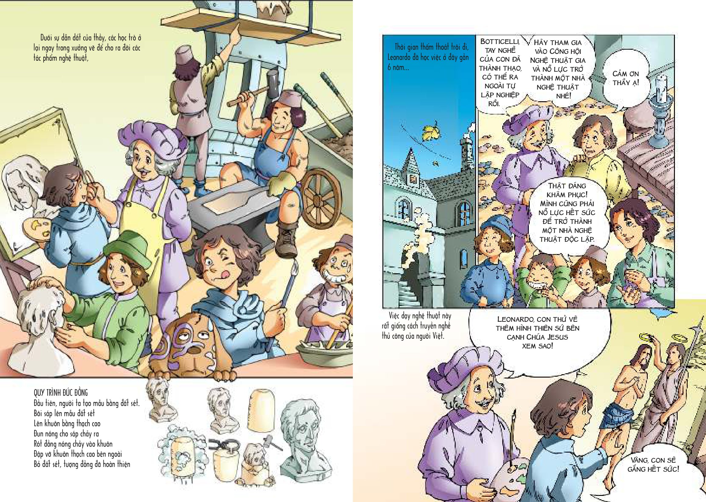 bộ lược sử thế giới bằng tranh - tập 7 - văn hóa phục hưng và chinh phục các miền đất mới (tái bản 2023) - Ảnh 9