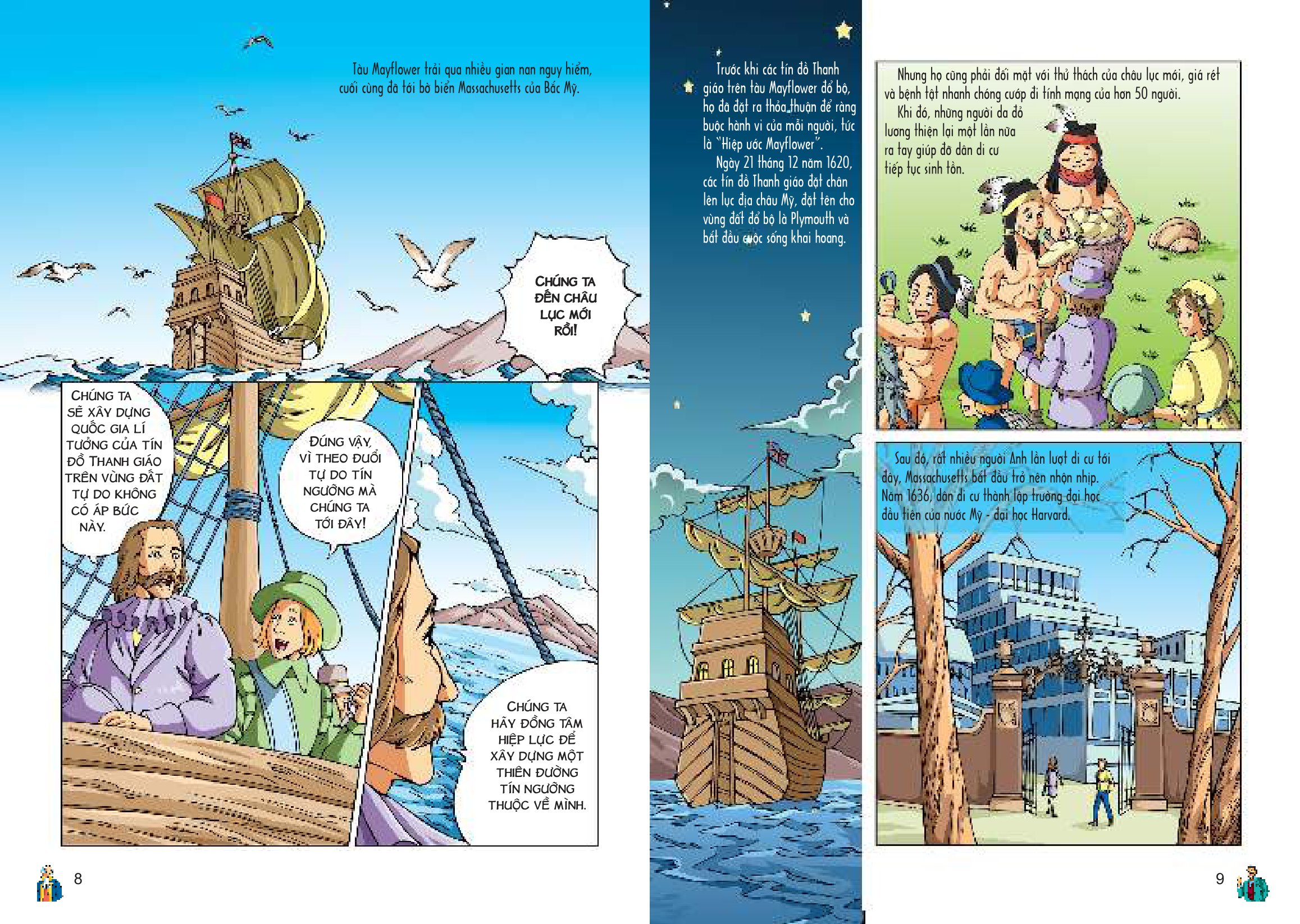 bộ lược sử thế giới bằng tranh - tập 8 - lịch sử hoa kỳ (tái bản 2023) - Ảnh 7