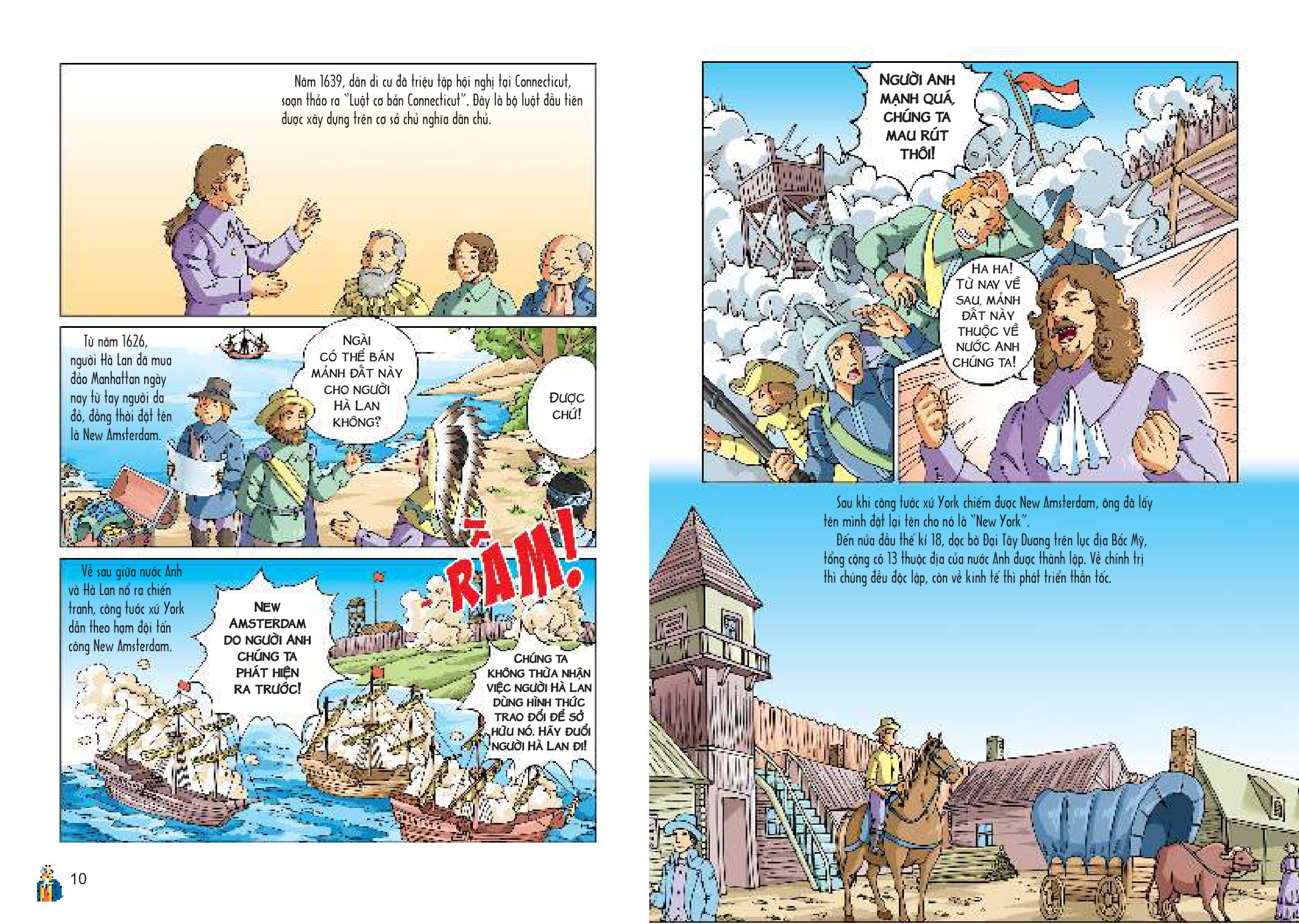 bộ lược sử thế giới bằng tranh - tập 8 - lịch sử hoa kỳ (tái bản 2023) - Ảnh 8