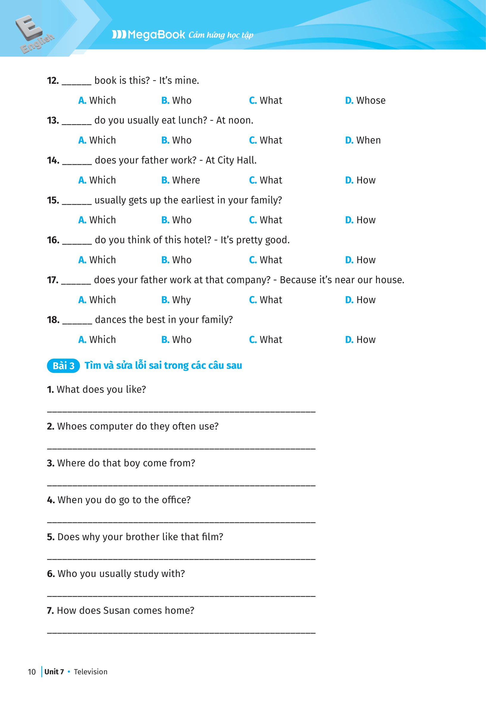 bộ luyện chuyên sâu ngữ pháp và bài tập tiếng anh 6 - tập 2 (theo chương trình global success) - Ảnh 11