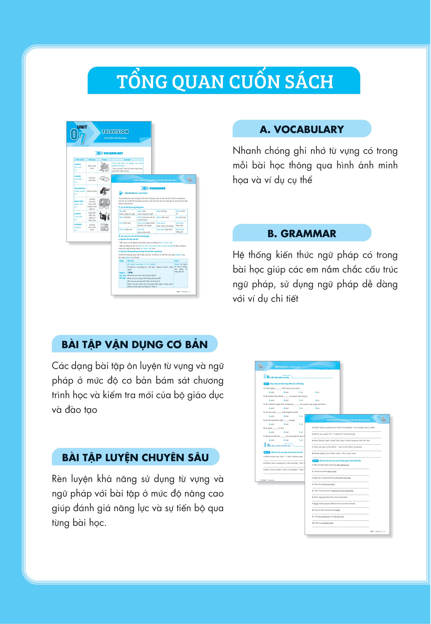 bộ luyện chuyên sâu ngữ pháp và bài tập tiếng anh 6 - tập 2 (theo chương trình global success) - Ảnh 3