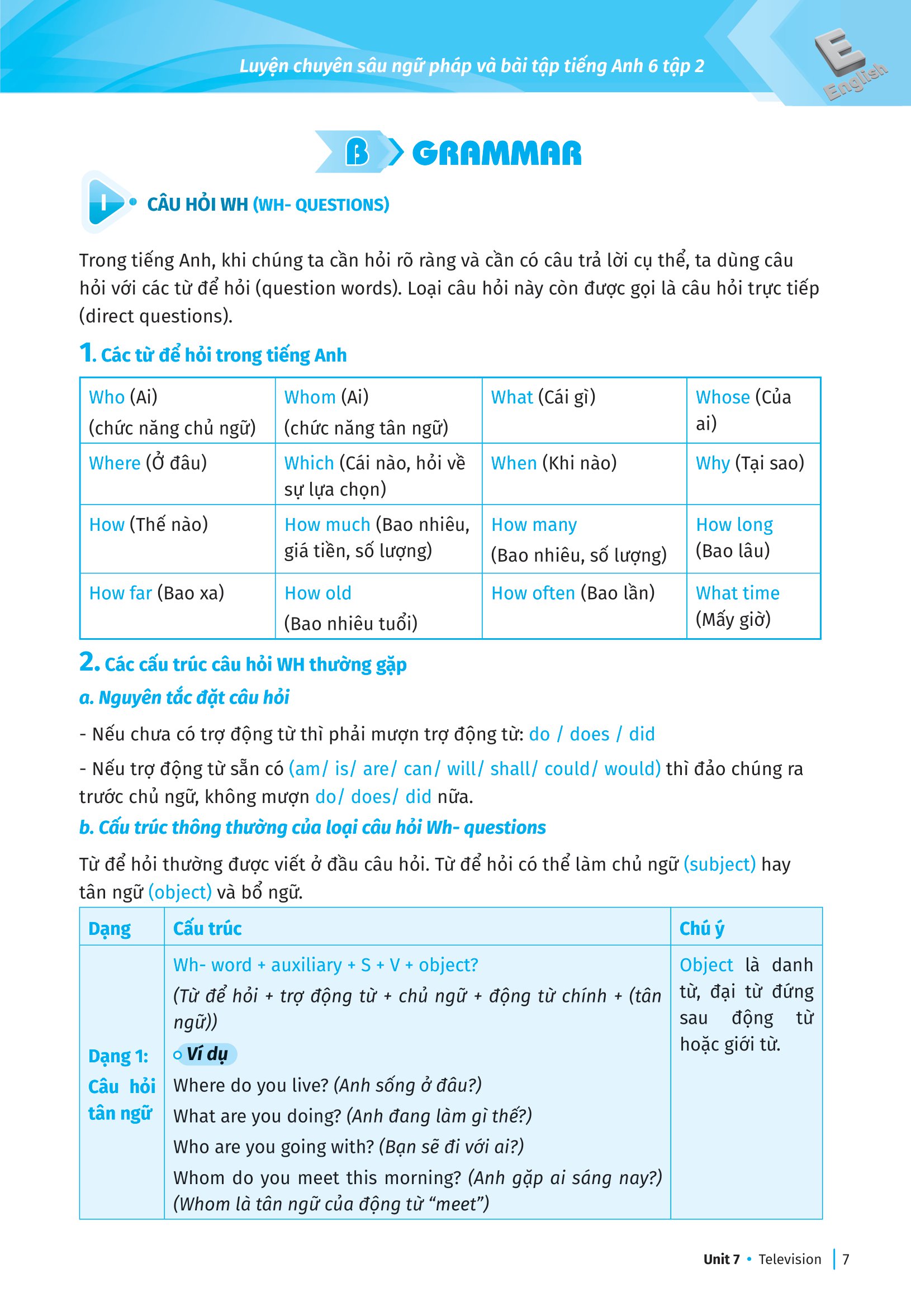 bộ luyện chuyên sâu ngữ pháp và bài tập tiếng anh 6 - tập 2 (theo chương trình global success) - Ảnh 8