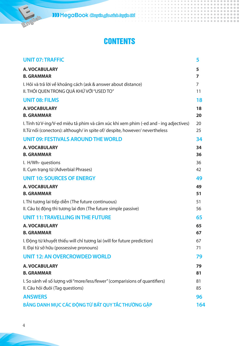 bộ luyện chuyên sâu ngữ pháp và bài tập tiếng anh 7 - tập 2 (chương trình mới) - Ảnh 4