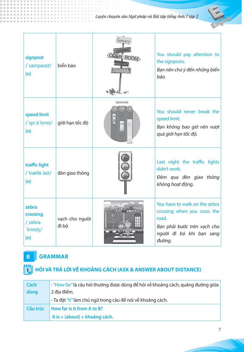bộ luyện chuyên sâu ngữ pháp và bài tập tiếng anh 7 - tập 2 (chương trình mới) - Ảnh 7