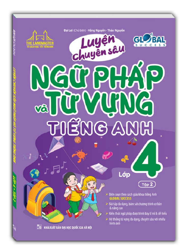 bộ luyện chuyên sâu ngữ pháp và từ vựng tiếng anh lớp 4 - tập 2 - Ảnh 2