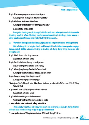 bộ luyện chuyên sâu ngữ pháp và từ vựng tiếng anh lớp 7 - tập 1 - Ảnh 8