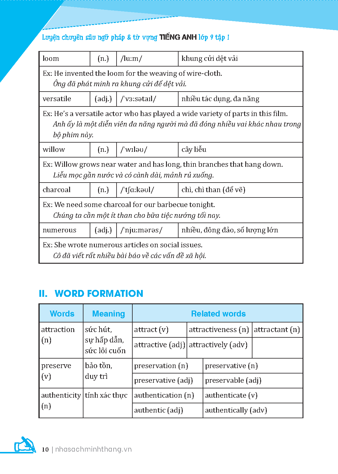 Bộ Luyện Chuyên Sâu Ngữ Pháp Và Từ Vựng Tiếng Anh Lớp 9 - Tập 1 - Ảnh 7