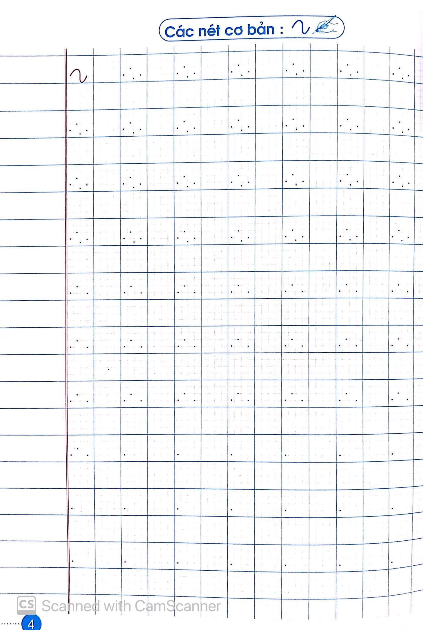 bộ luyện nét chữ rèn nết người - vở ô li có mẫu chữ - lớp 1 - quyển 1 (tái bản 2020) - Ảnh 6