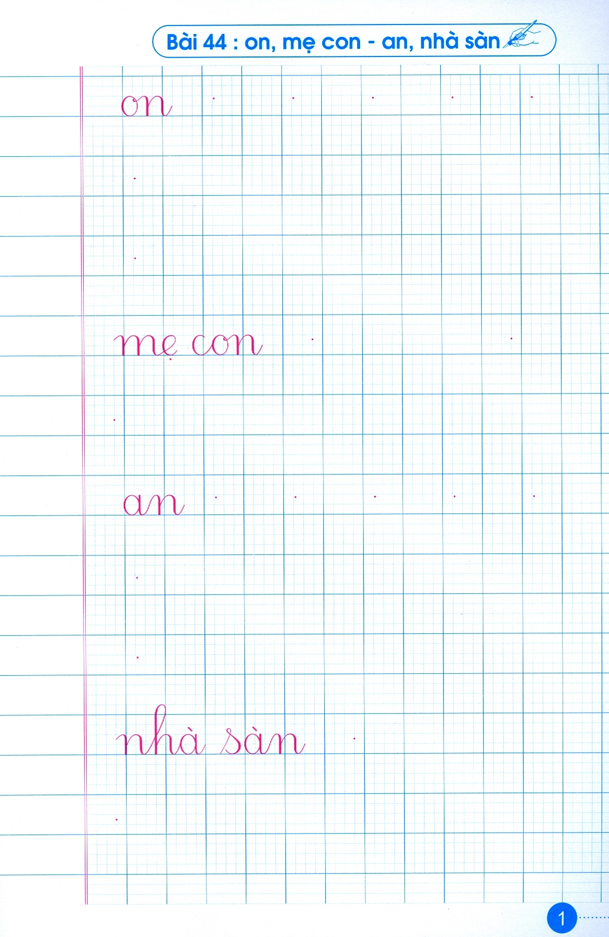 bộ luyện nét chữ rèn nết người - vở ô li có mẫu chữ - lớp 1 - quyển 2 (tái bản 2020) - Ảnh 3