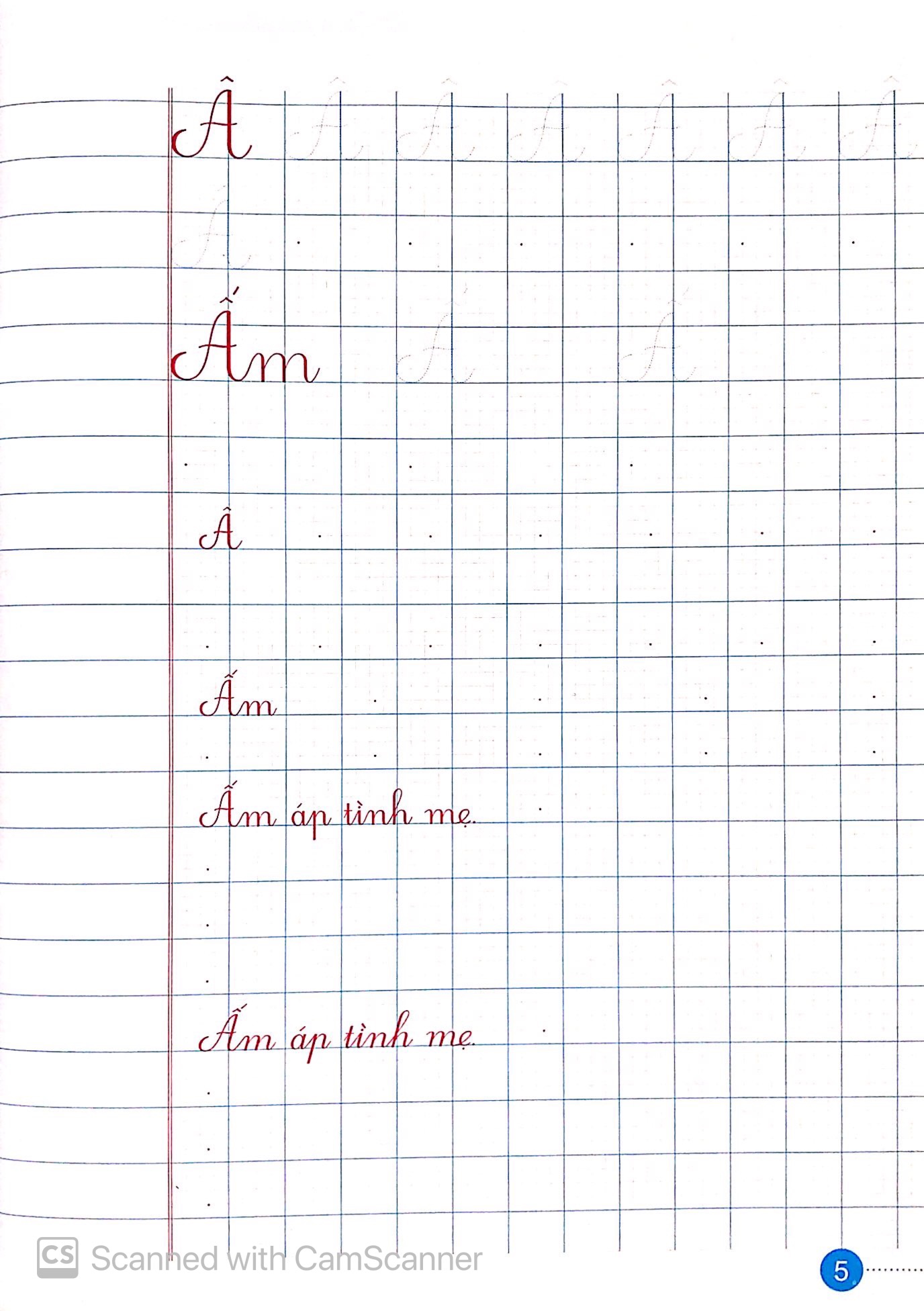 bộ luyện nét chữ rèn nết người - vở ô li có mẫu chữ - lớp 2 - quyển 1 (tái bản 2020) - Ảnh 7