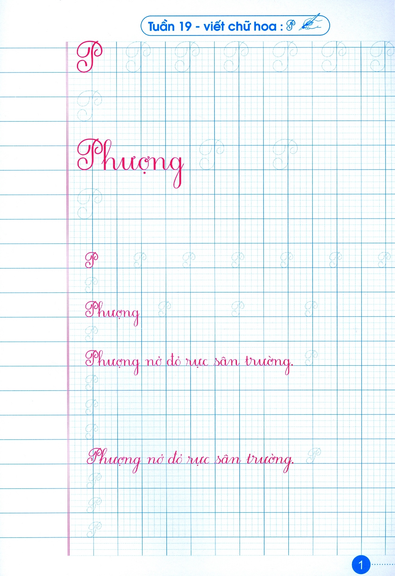 bộ luyện nét chữ rèn nết người - vở ô li có mẫu chữ - lớp 2 - quyển 2 (tái bản 2020) - Ảnh 3