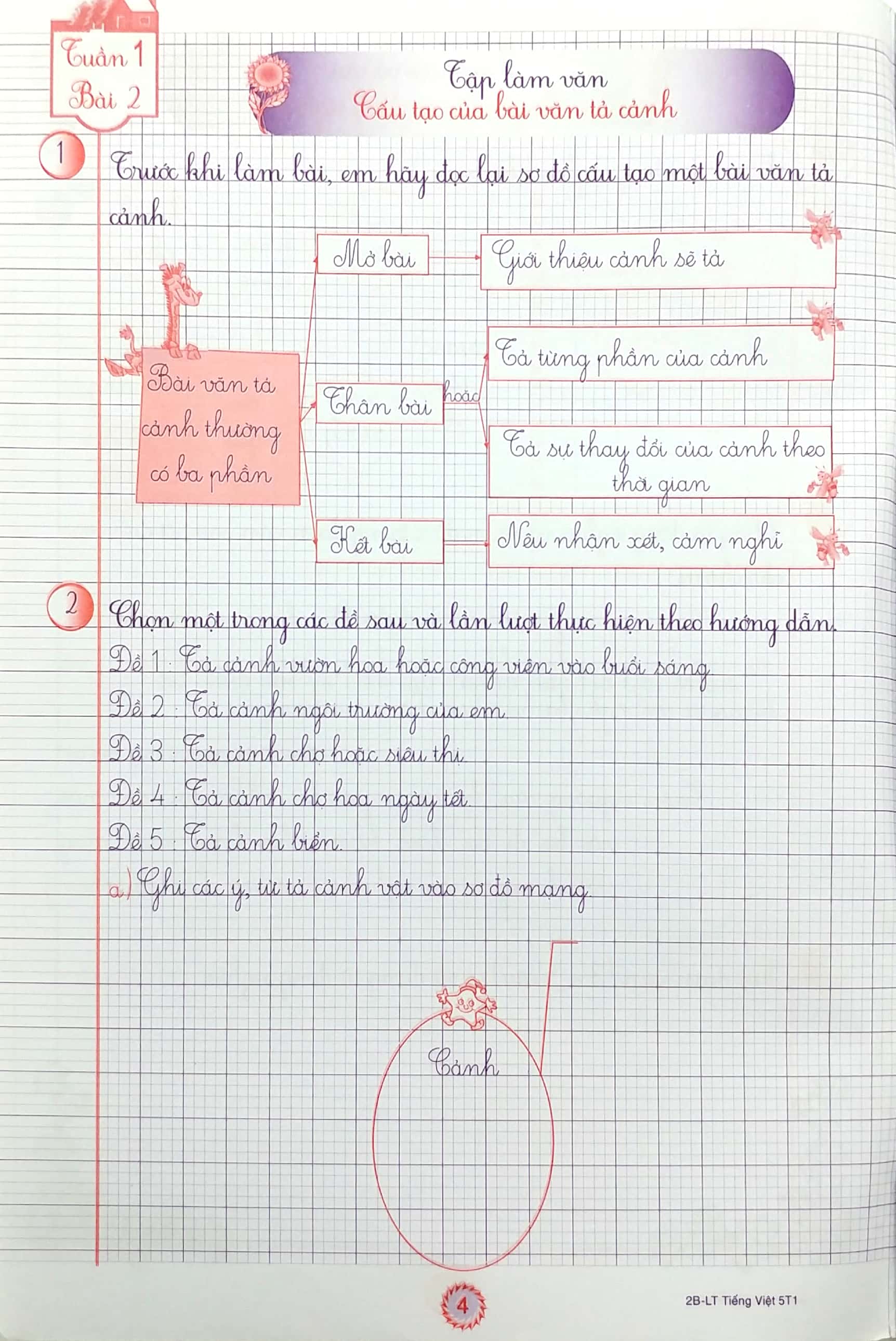 bộ luyện tập tiếng việt 5 - tập 1 (trình bày trên giấy ô li) - Ảnh 5