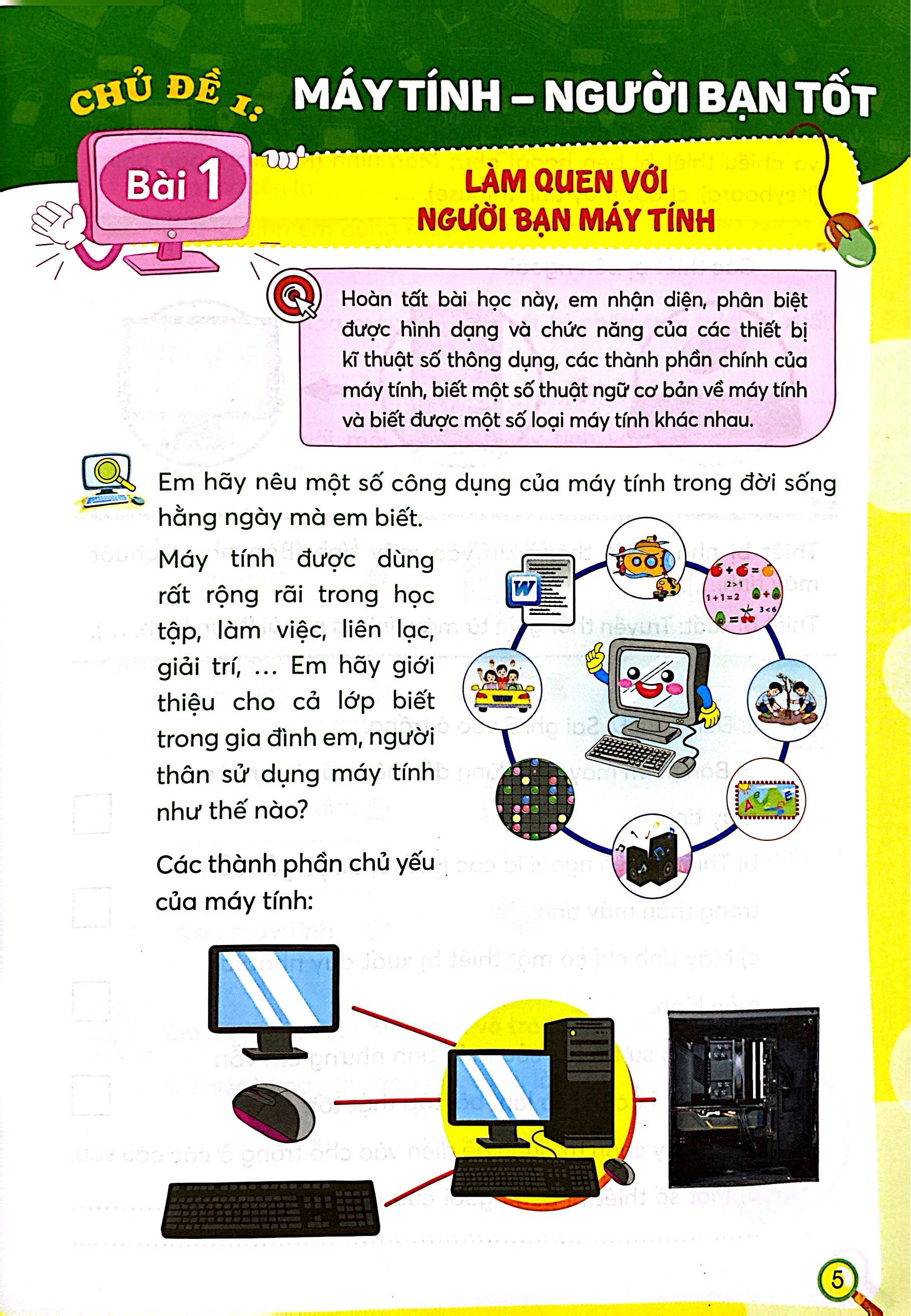 Bộ Luyện Tập Tin Học 3 - Tập 1 - Ảnh 5