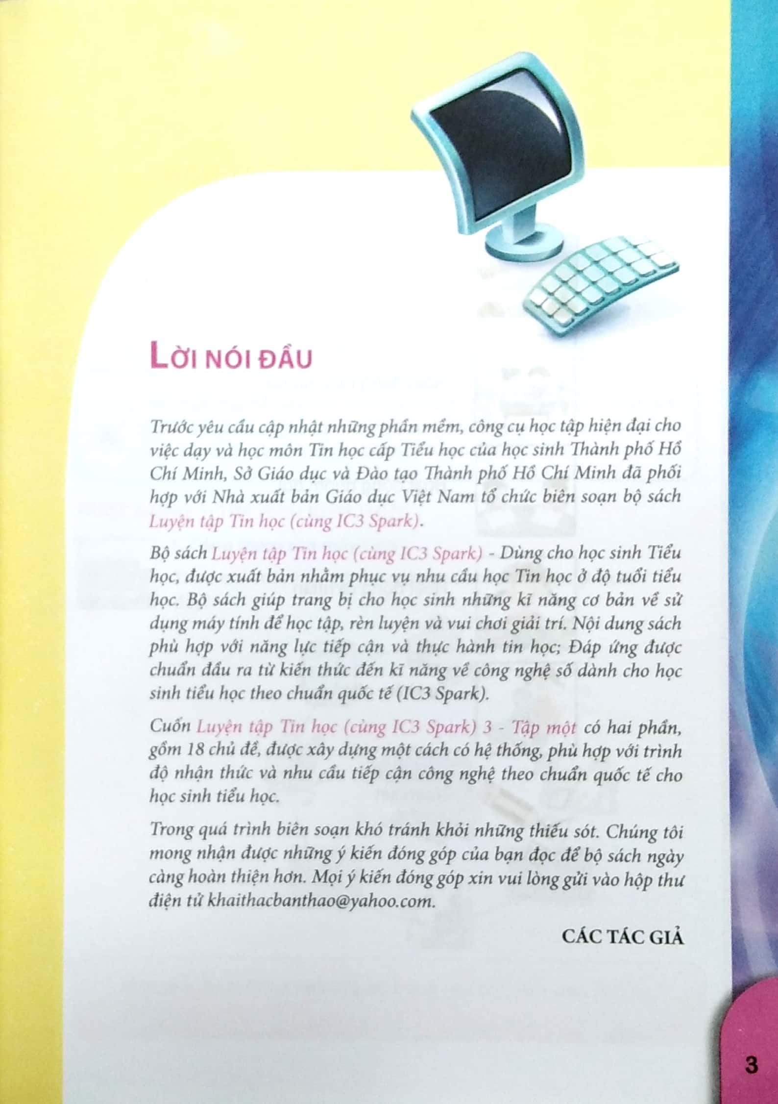 bộ luyện tập tin học 3 - tập 1 (cùng ic3 spark) (2021) - Ảnh 3