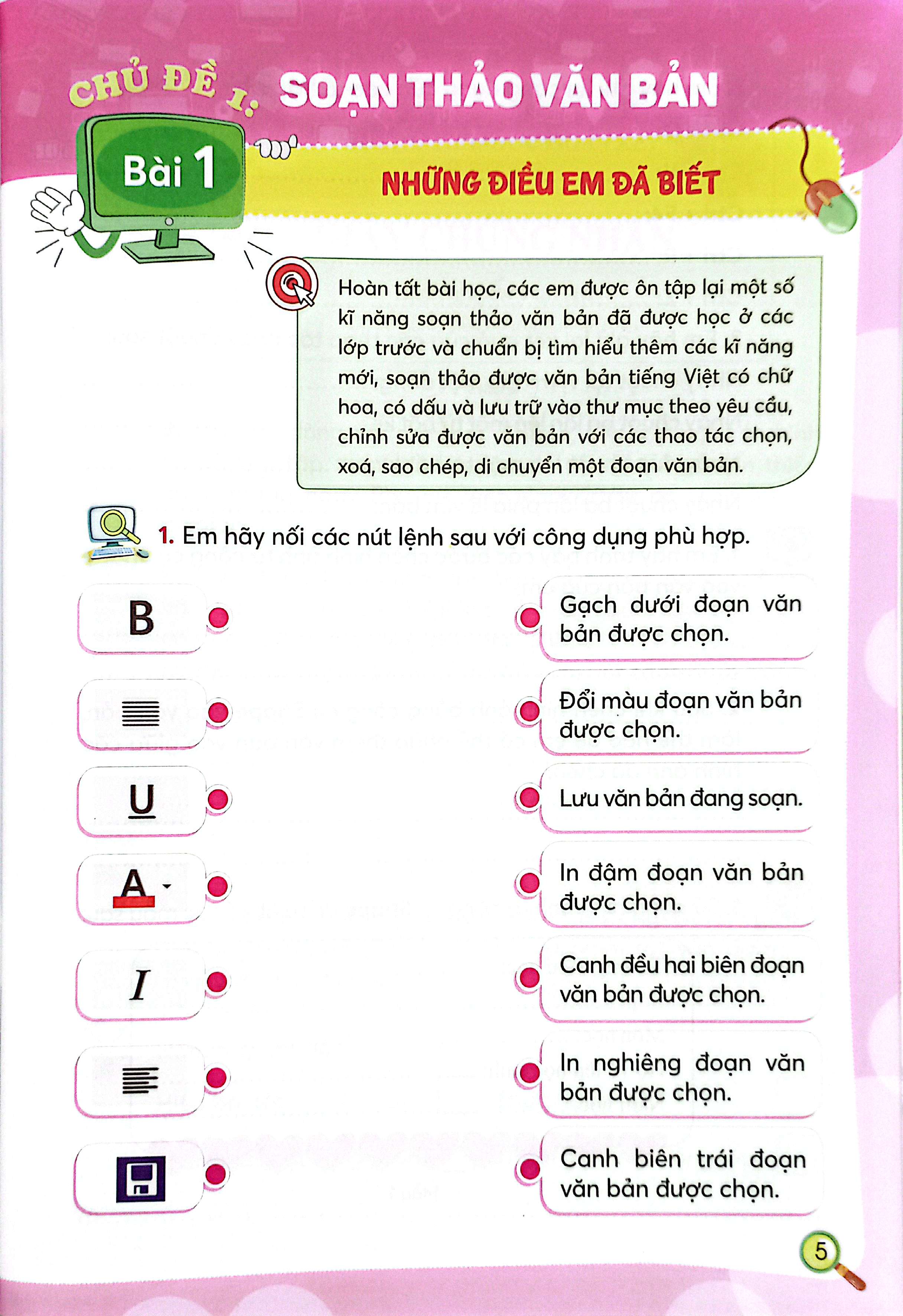 Bo
Luyen Tap Tin Hoc 4 - Tap 1 - Ảnh 5