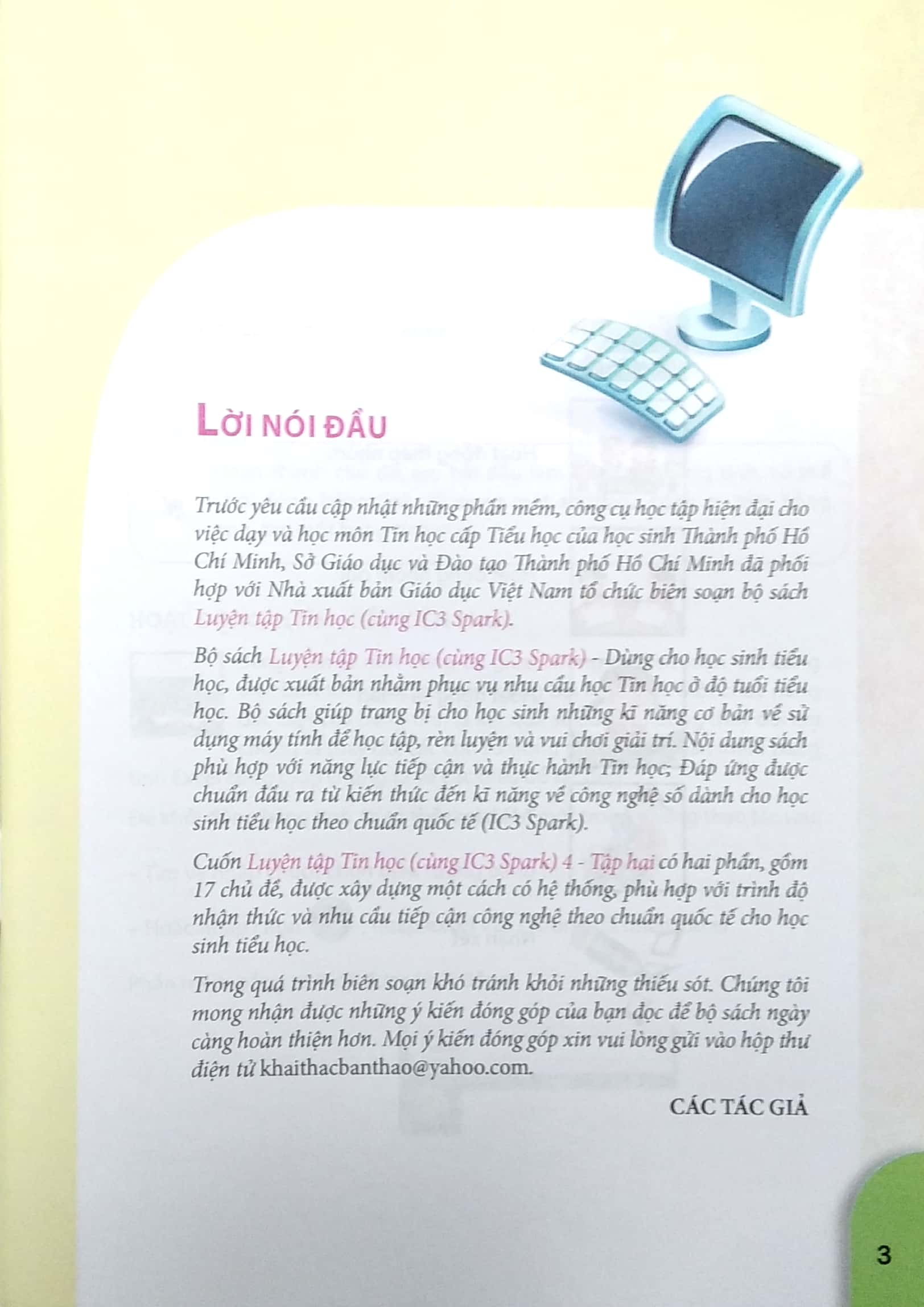 bộ luyện tập tin học 4 - tập 2 (cùng ic3 spark) (2021) - Ảnh 3