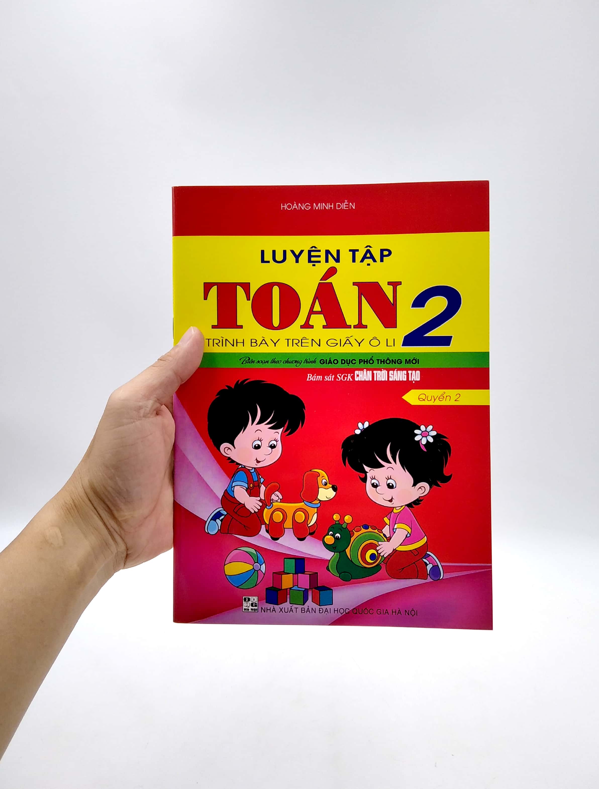 bộ luyện tập toán 2 - quyển 2 - trình bày trên giấy ô li (chân trời sáng tạo) - Ảnh 2