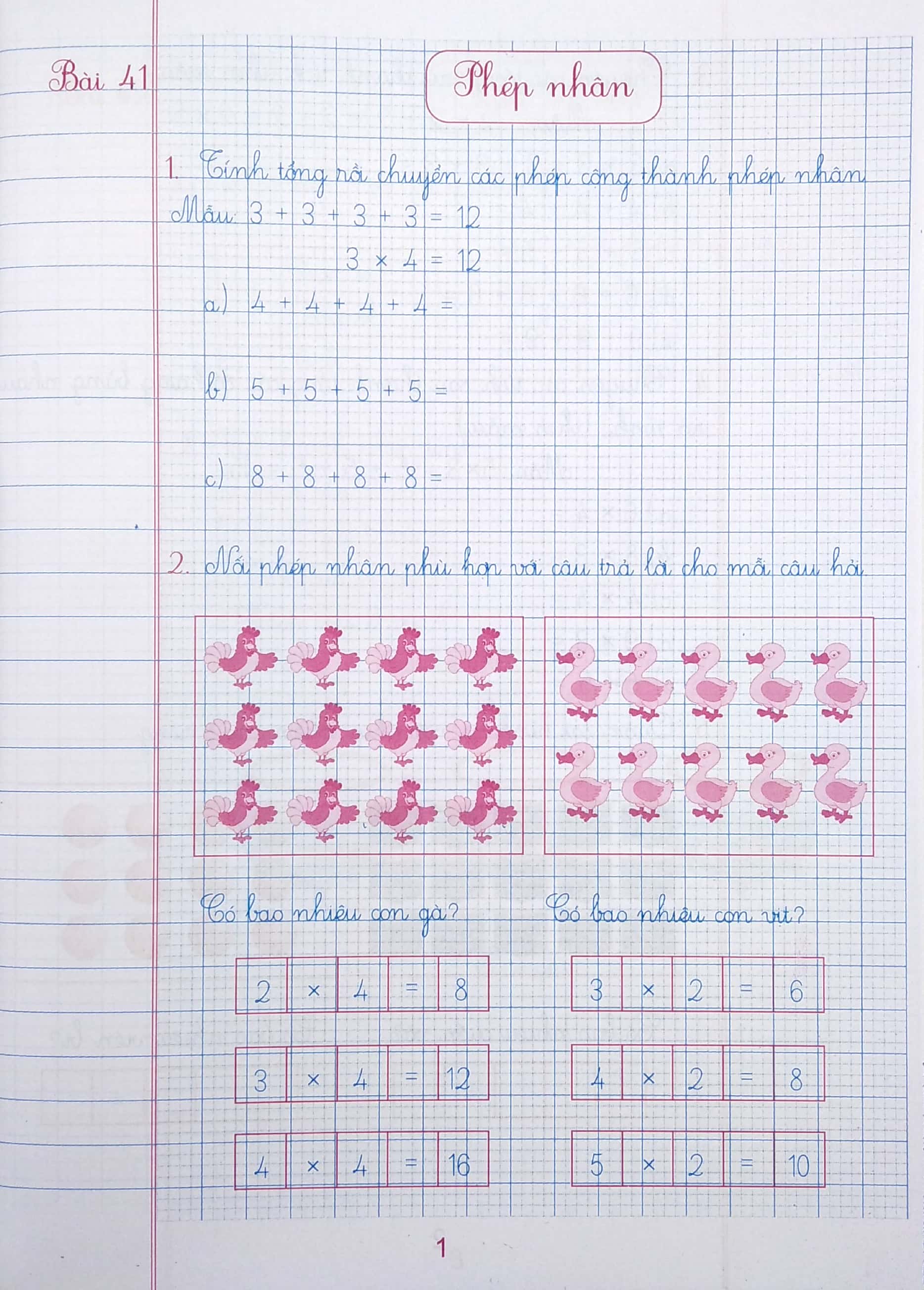 bộ luyện tập toán 2 - quyển 2 - trình bày trên giấy ô li (chân trời sáng tạo) - Ảnh 4